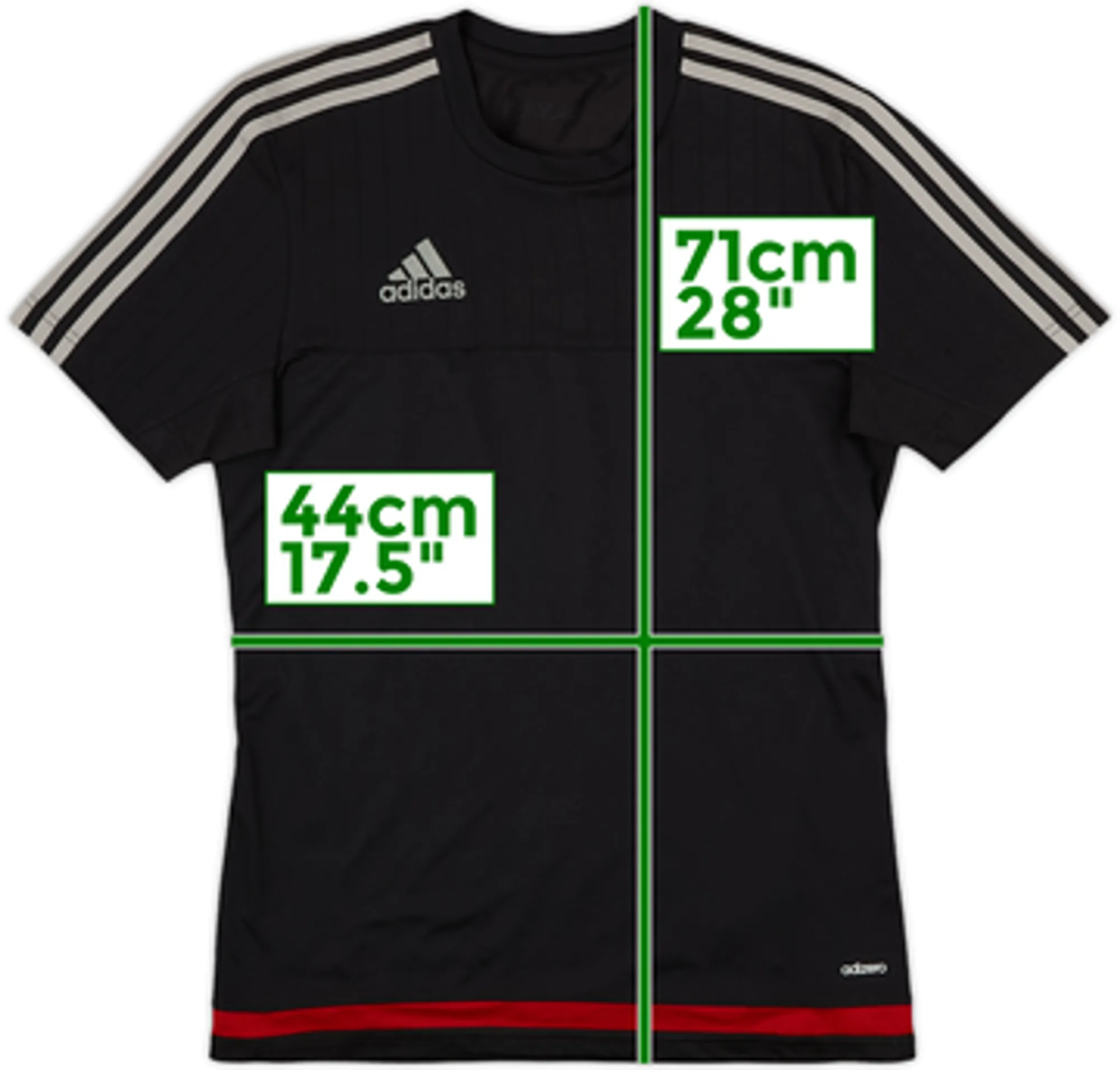 2015-16 AC Milan adizero Training Shirt - 8/10 - (S)