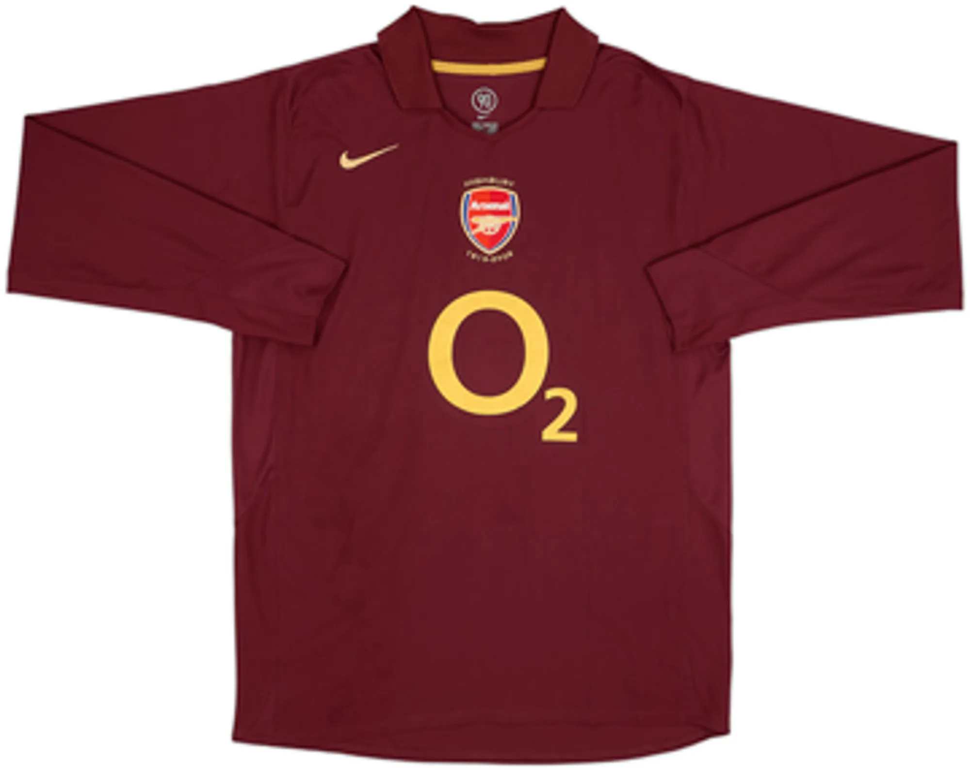 2005-06 Arsenal Home L/S Shirt Henry #14 - 8/10 - (L)