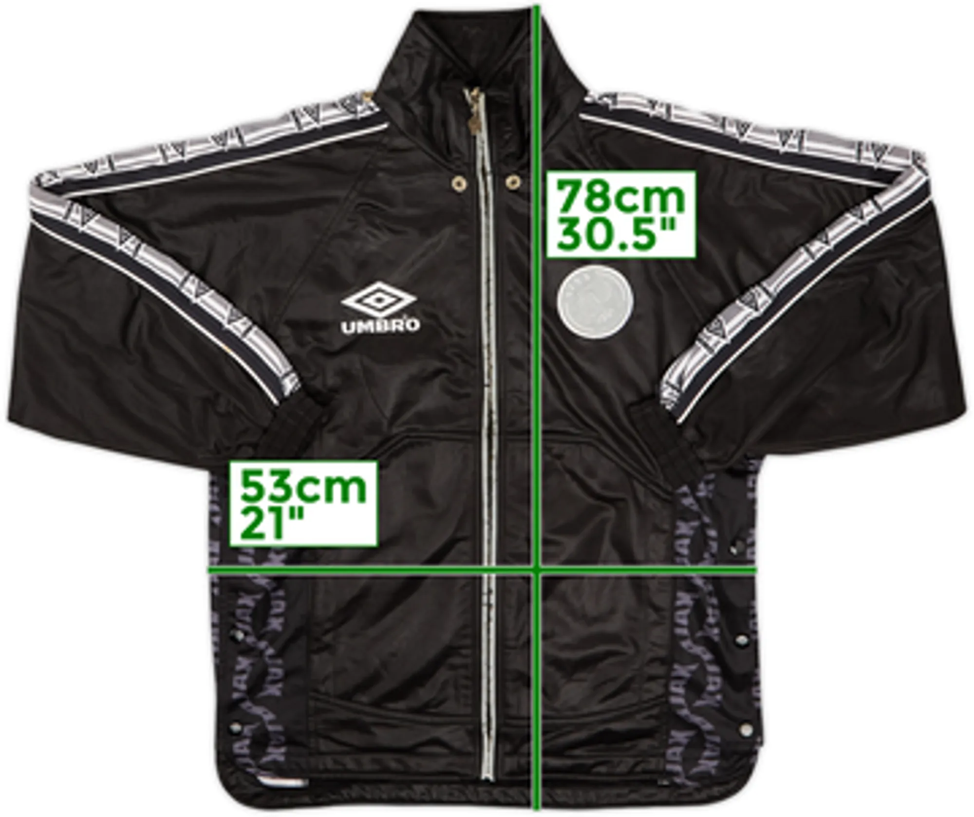1998-99 Ajax Umbro Track Jacket - 6/10 - (XL.Boys)
