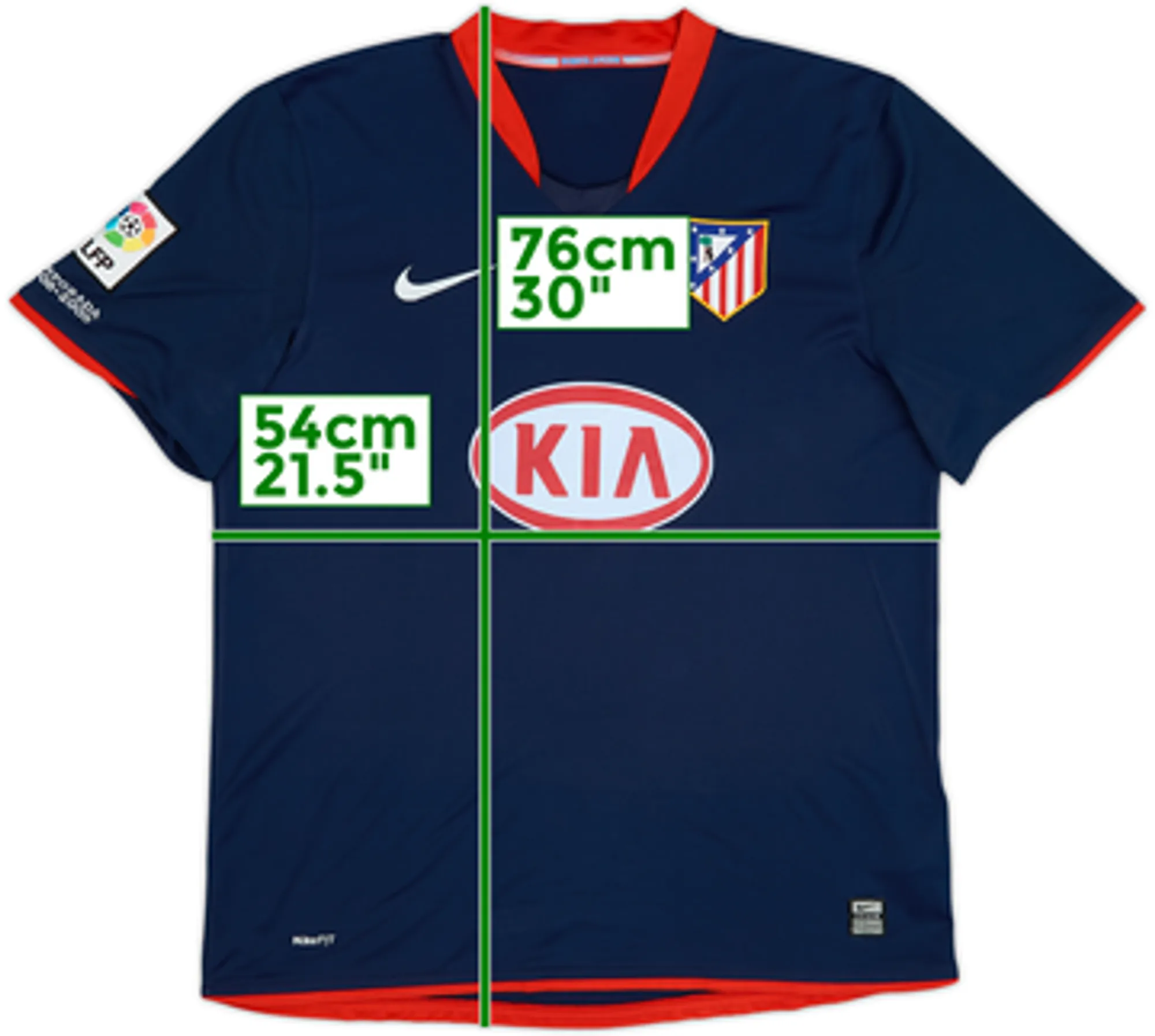 2008-09 Atletico Madrid Away Shirt - 8/10 - (L)