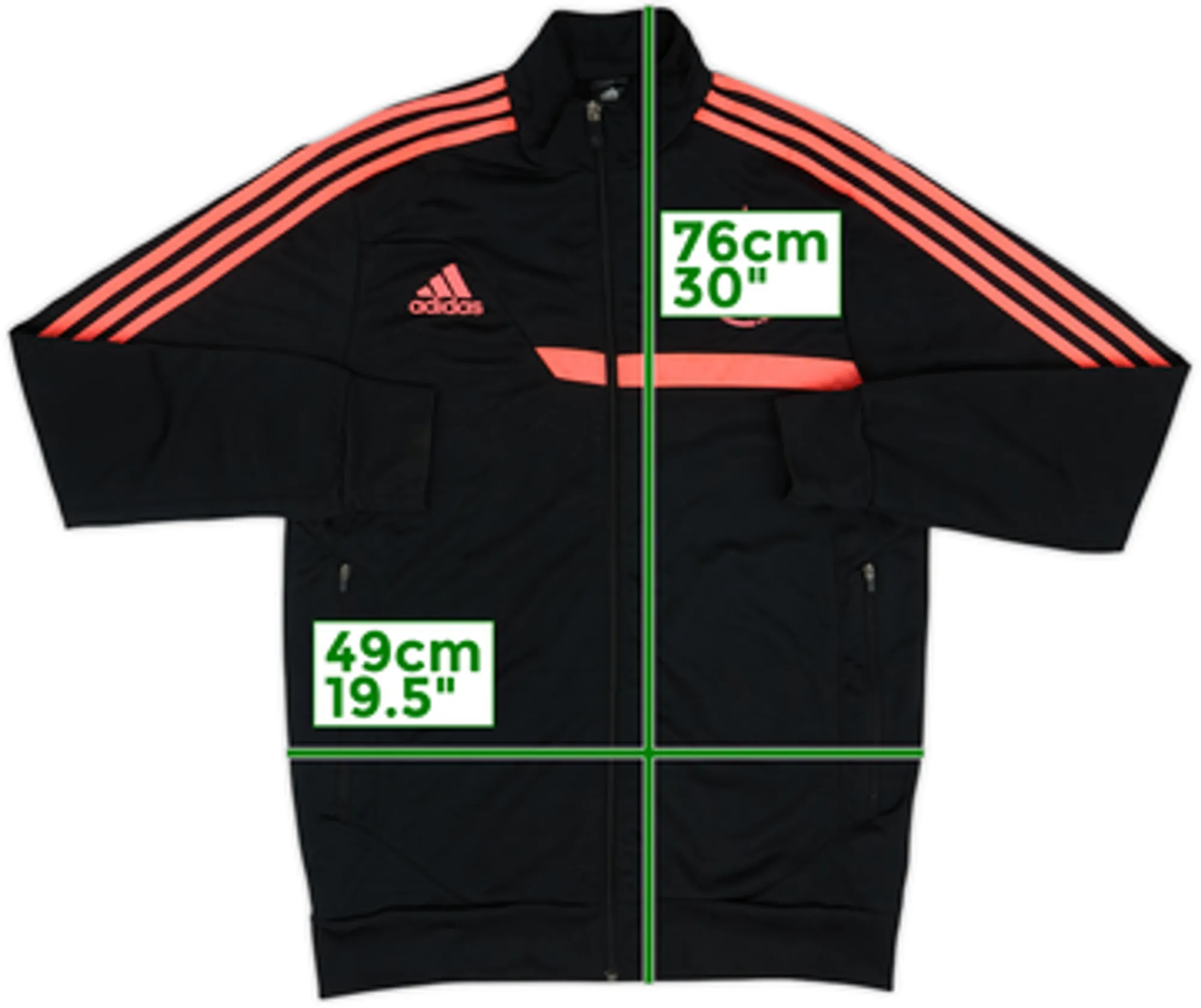 2013-14 Ajax adidas Track Jacket - 9/10 - (M)