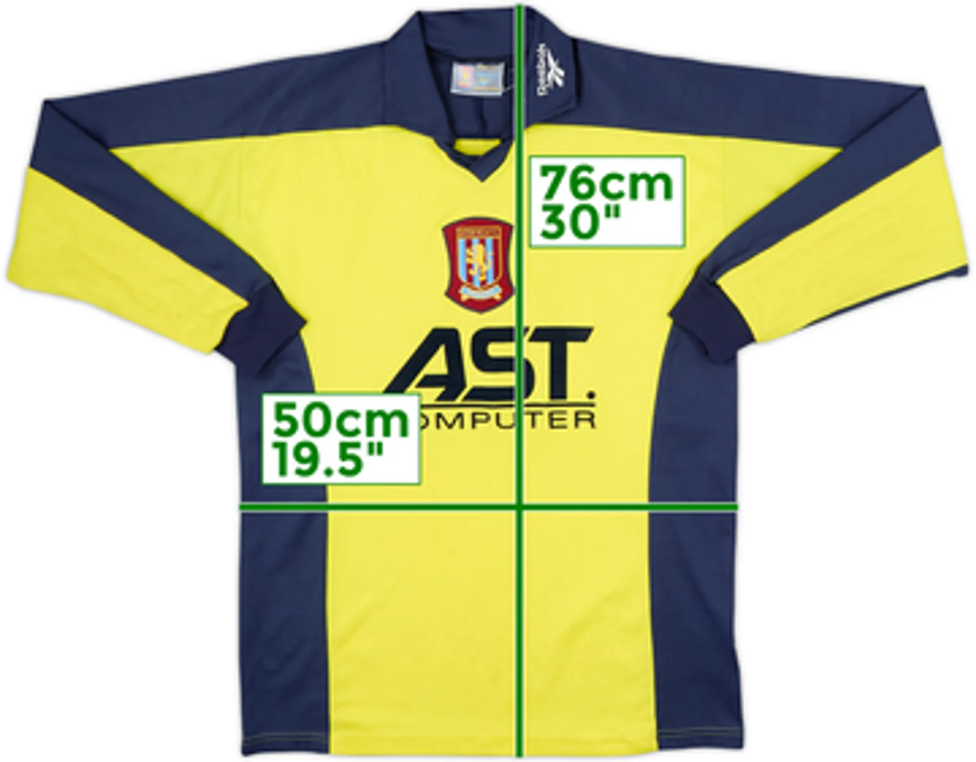 1997-98 Aston Villa GK Shirt - 6/10 - (S)