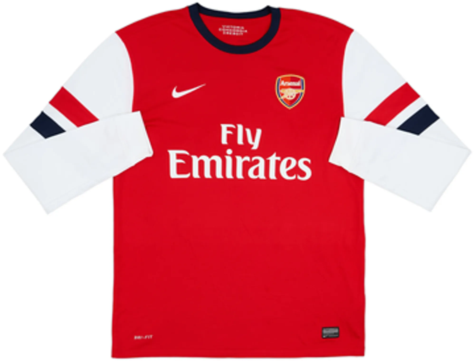 2012-14 Arsenal Home L/S Shirt S.Cazorla #19 - 8/10 - (L)