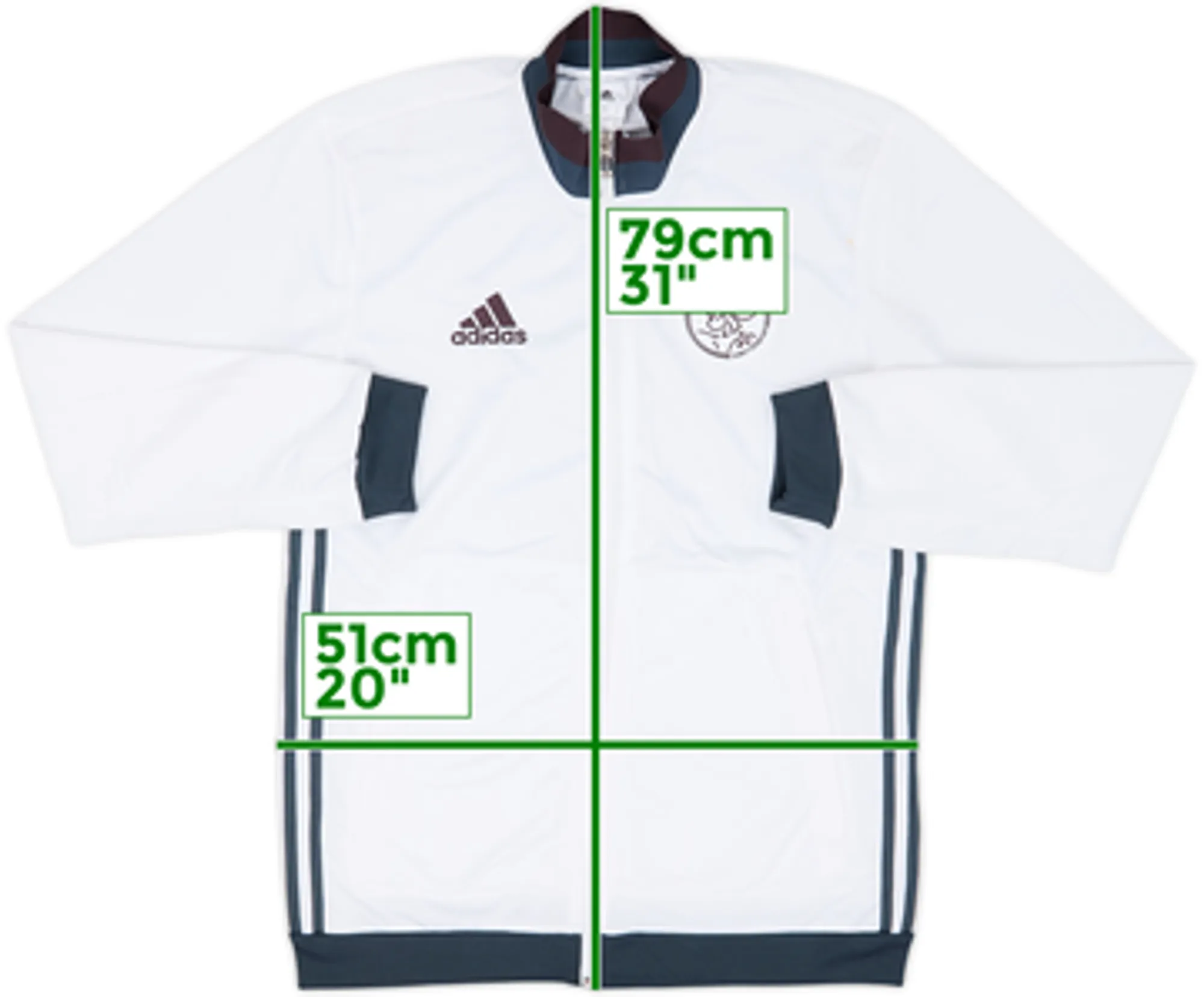 2016-17 Ajax adidas Track Jacket - 6/10 - (M)