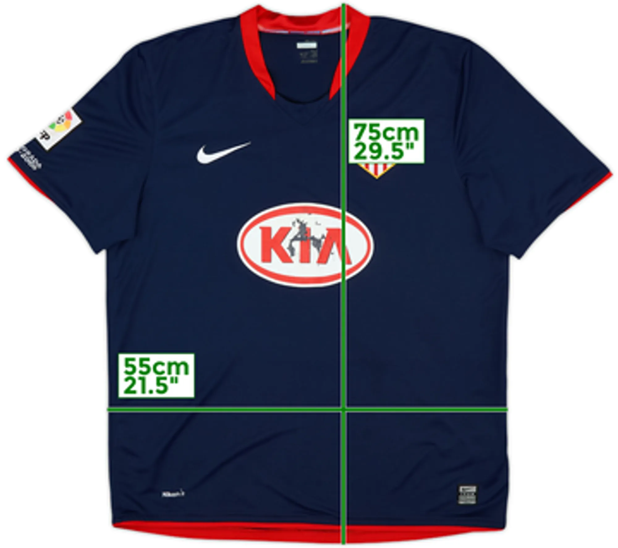 2008-09 Atletico Madrid Away Shirt - 5/10 - (L)