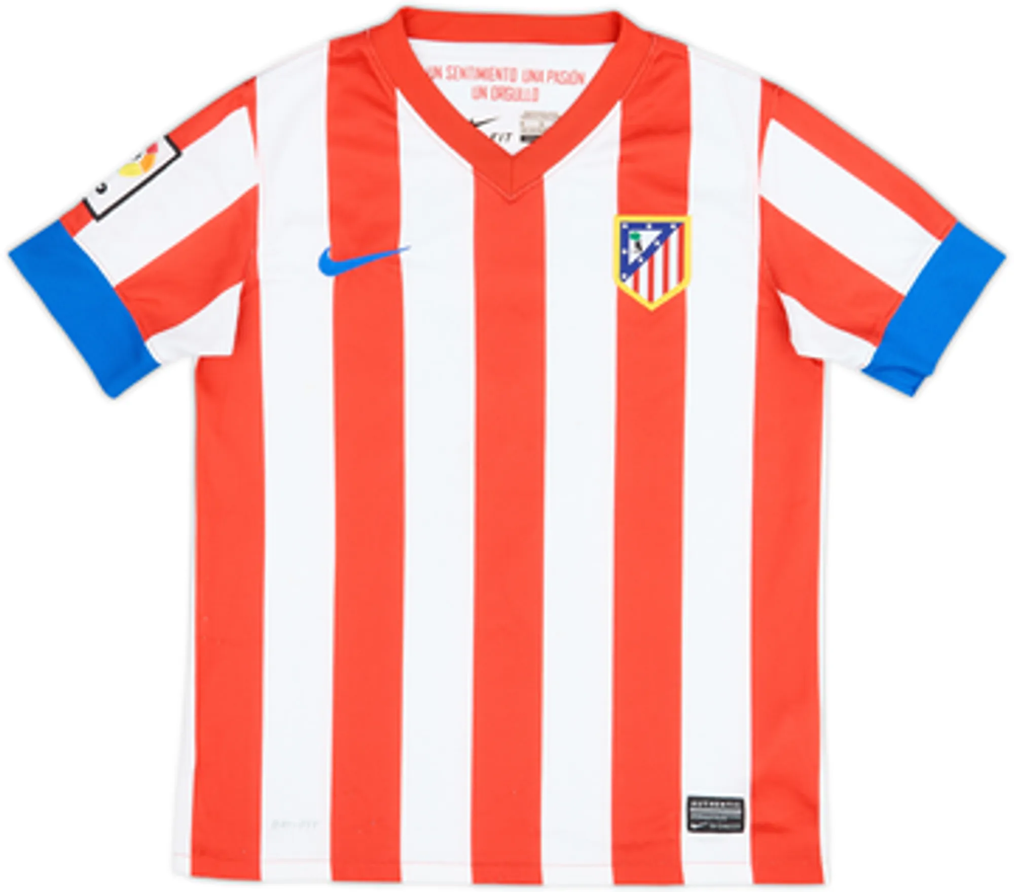 2012-13 Atletico Madrid Home Shirt Falcao #9 - 6/10 - (M.Boys)