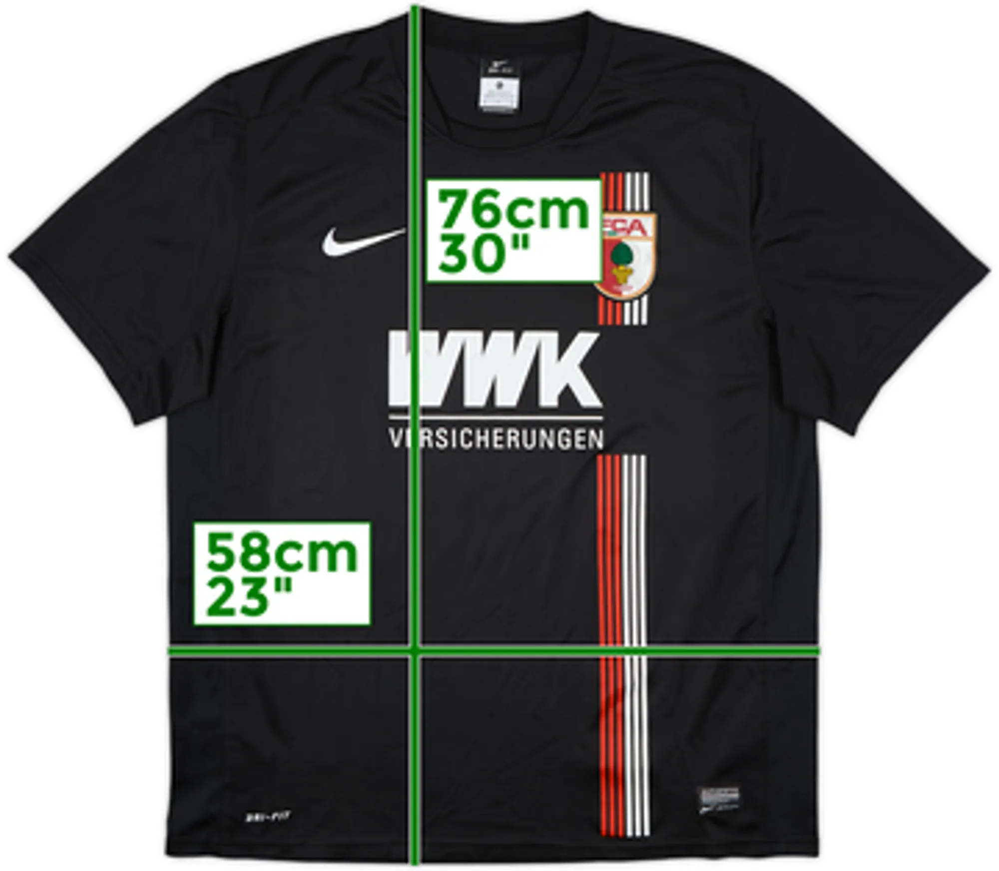 2015-16 Augsburg Third Shirt - 5/10 - (XL)