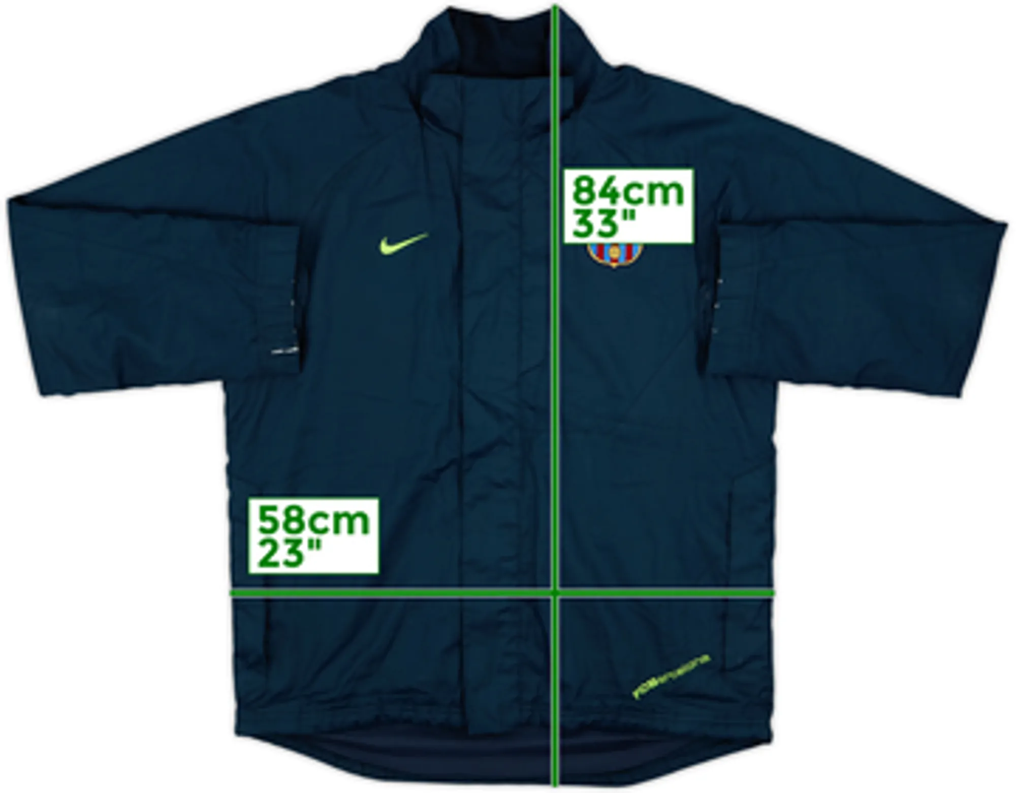 2007-08 Barcelona Nike Hooded Rain Jacket - 6/10 - (S)