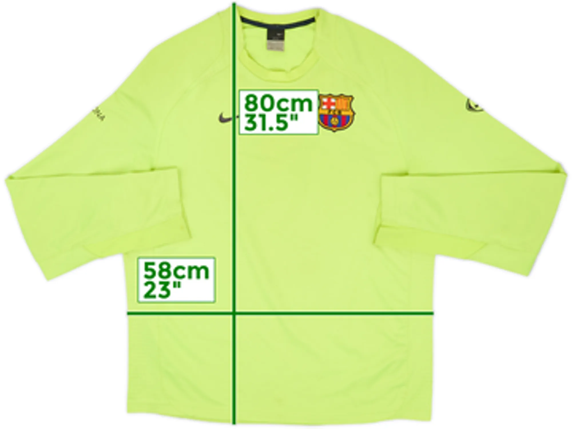 2009-10 Barcelona Nike Sweat Top - 5/10 - (L)