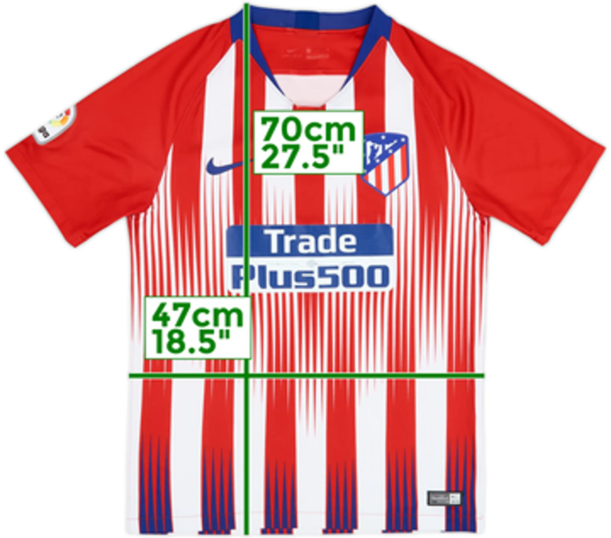 2018-19 Atletico Madrid Home Shirt - 5/10 - (S)