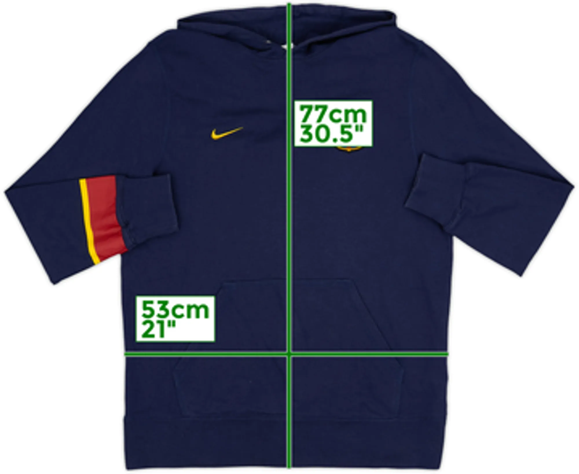 2012-13 Barcelona Nike Hooded Sweat Top - 6/10 - (L)