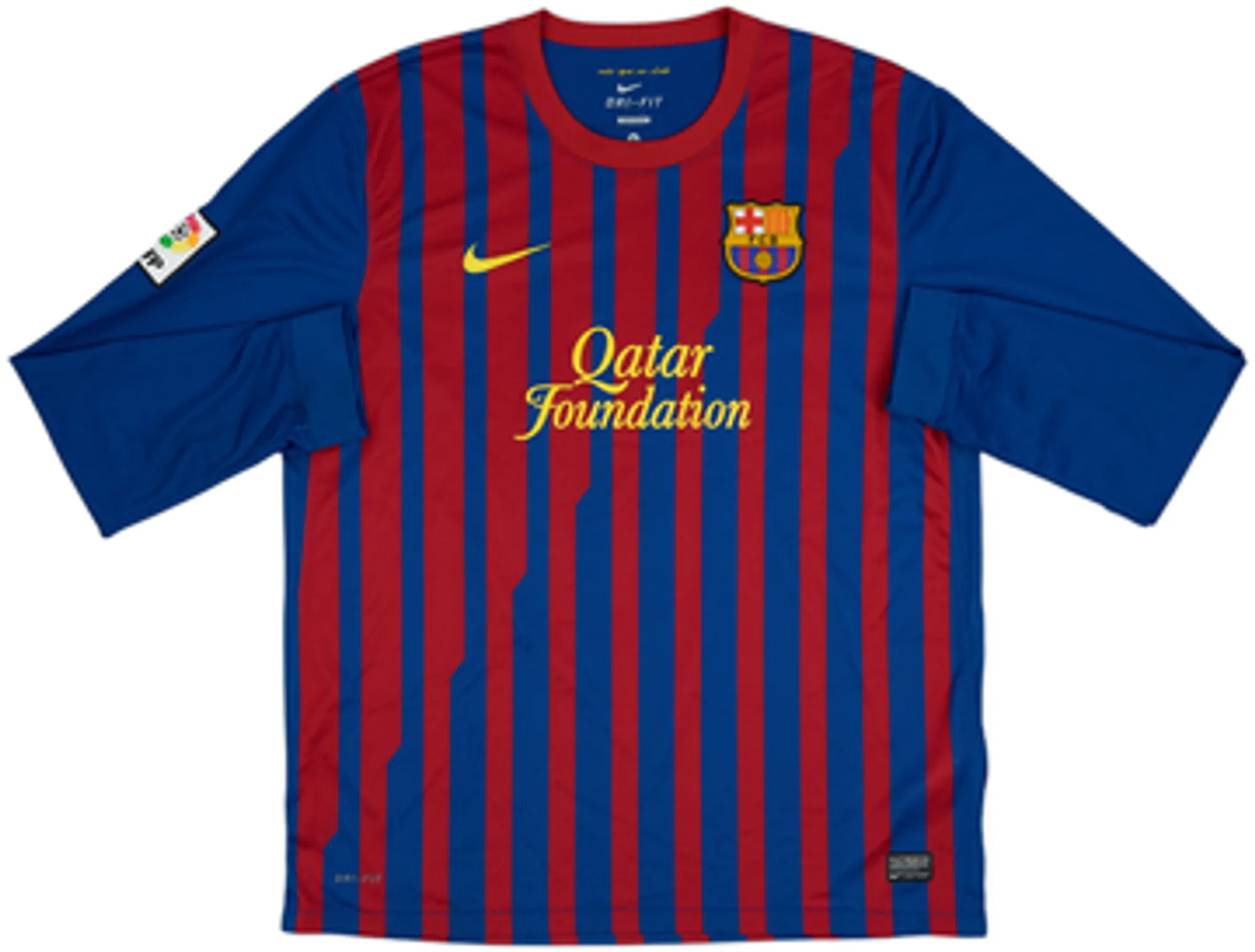 2011-12 Barcelona Home L/S Shirt Messi #10 - 7/10 - (XL)