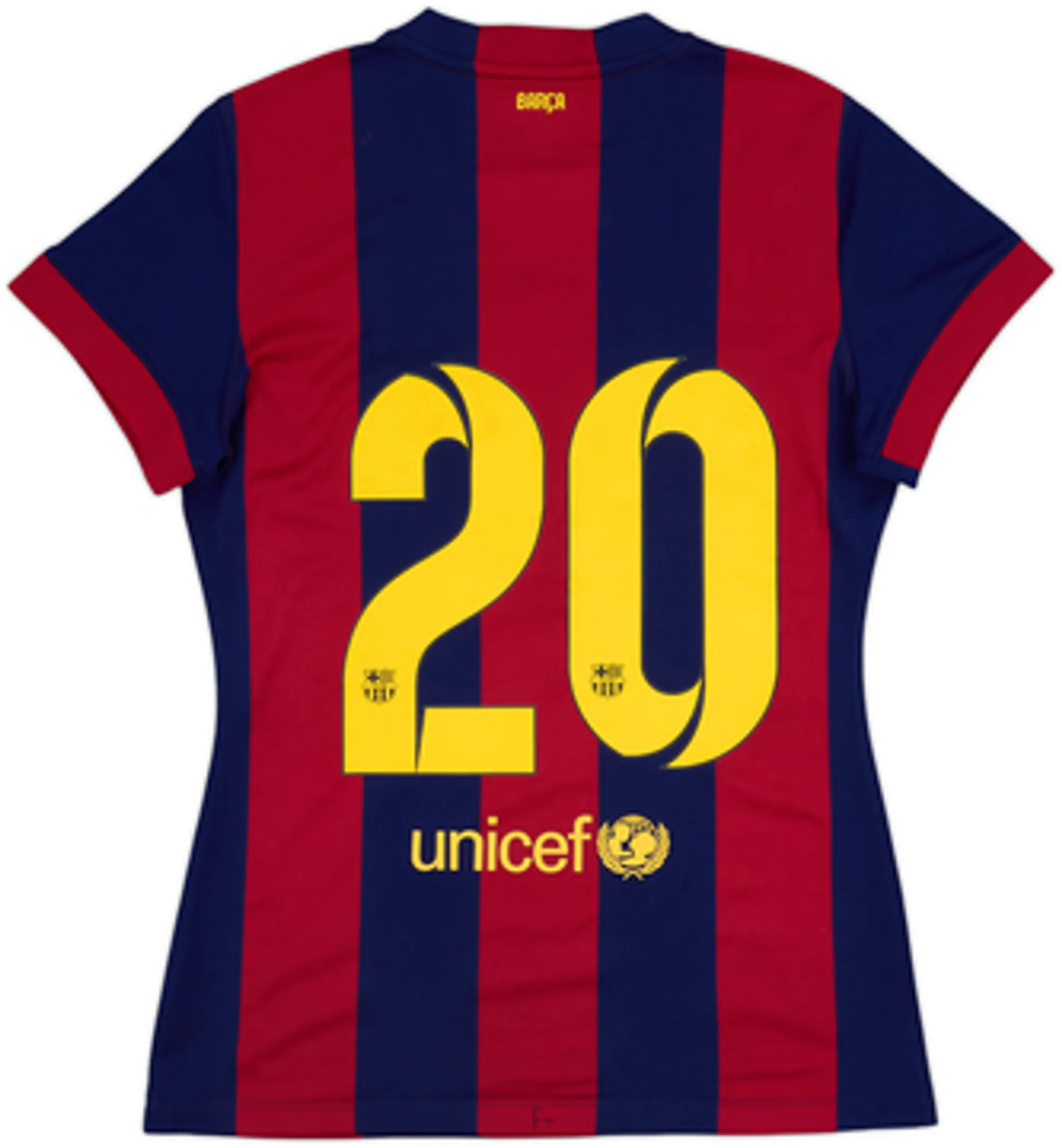 2014-15 Barcelona Home Shirt #20 - 5/10 - (Women's M)