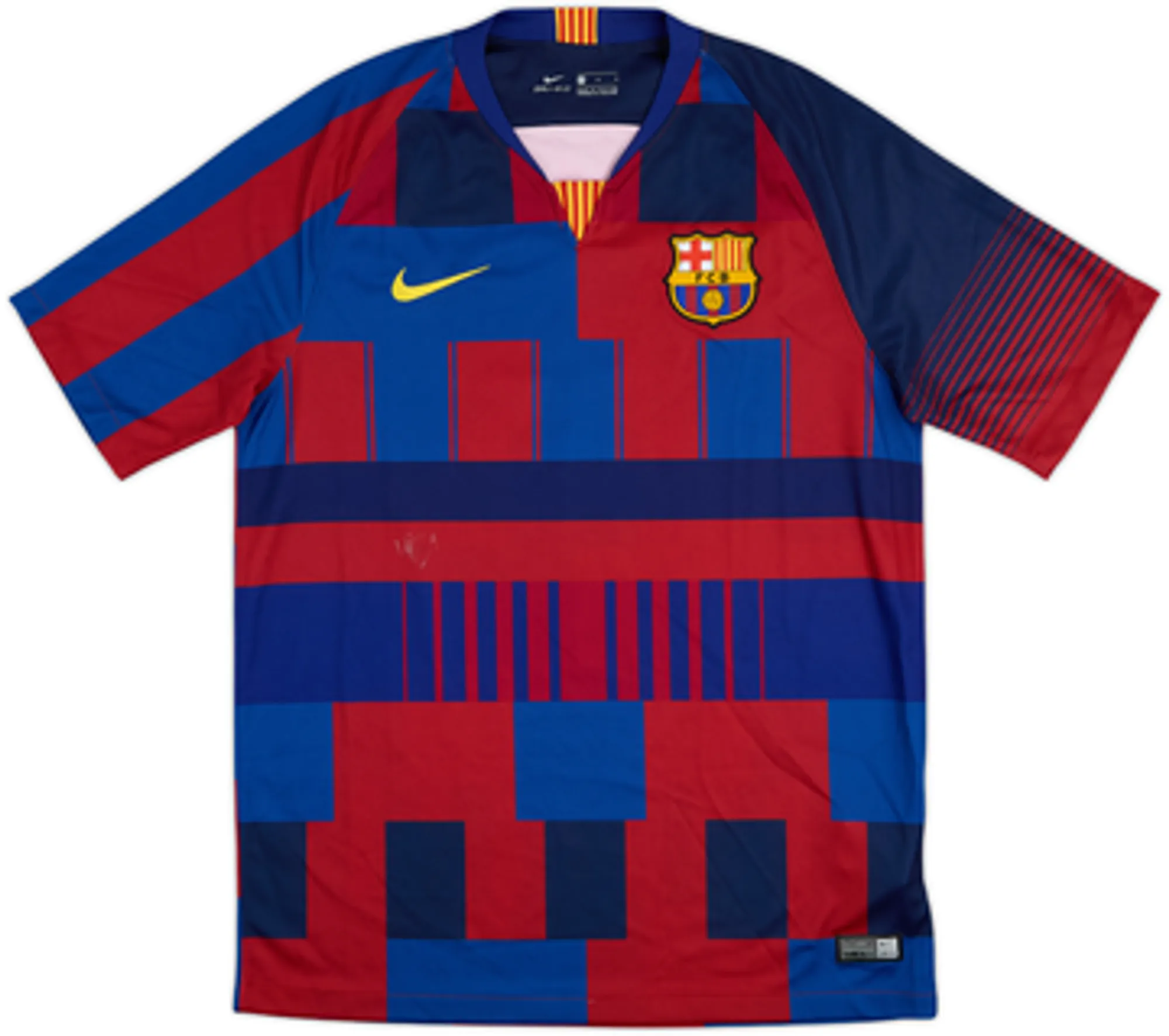 2018-19 Barcelona Nike Mash Up Shirt Suarez #9 - 8/10 - (M)