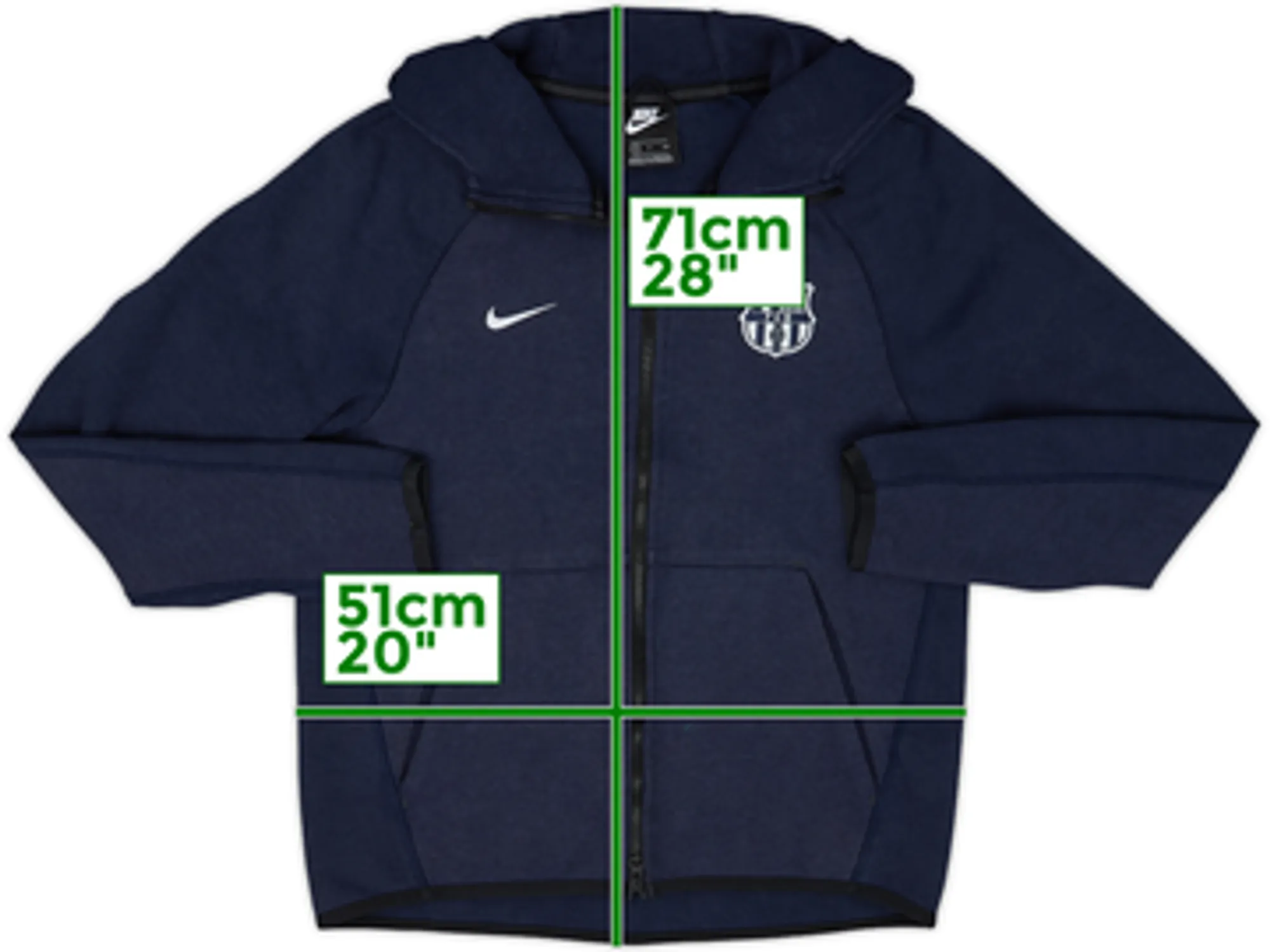 2018-19 Barcelona Nike Hooded Track Top - 8/10 - (S)