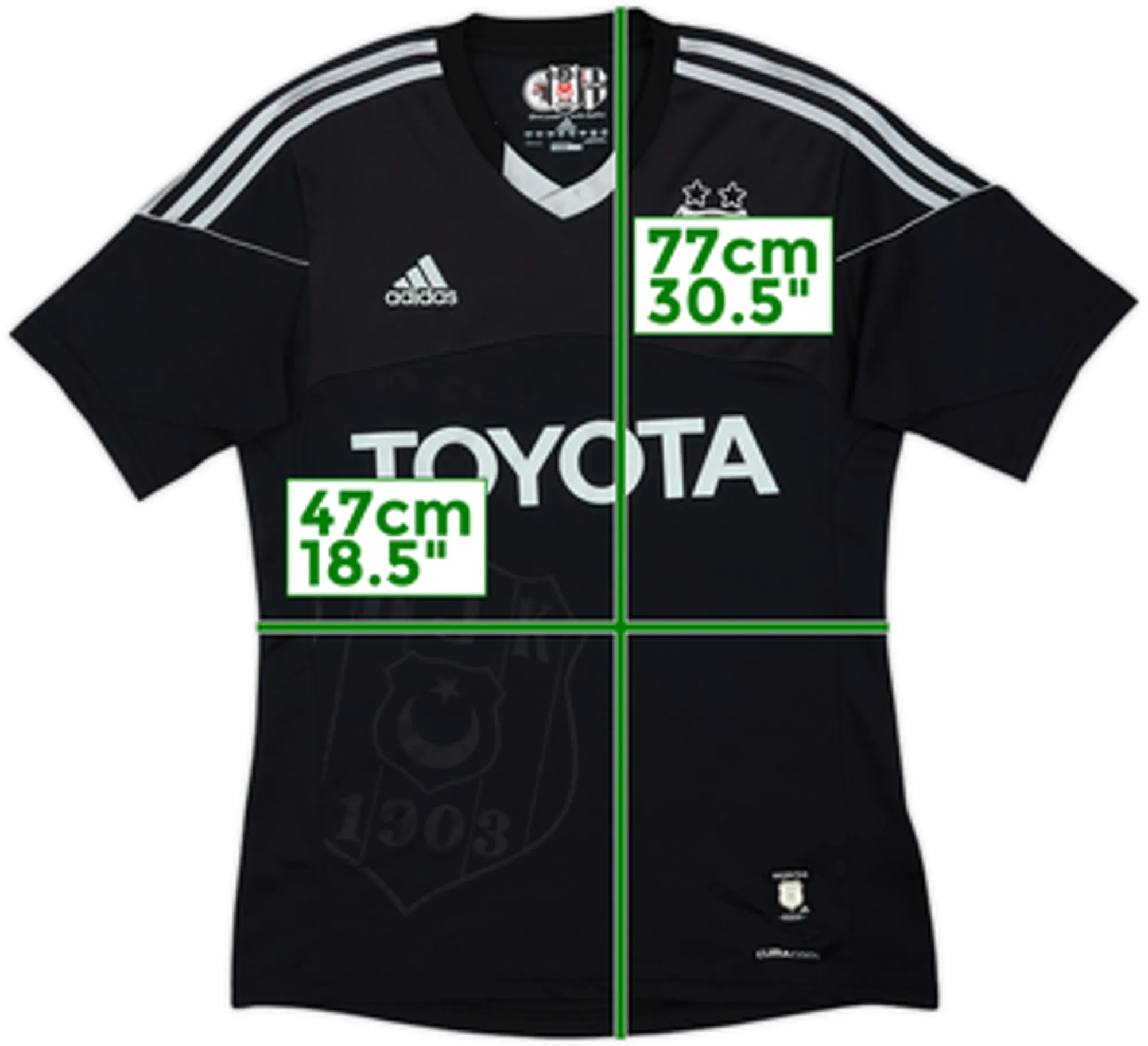 2013-14 Besiktas '110 yil' Away Shirt - 6/10 - (L)