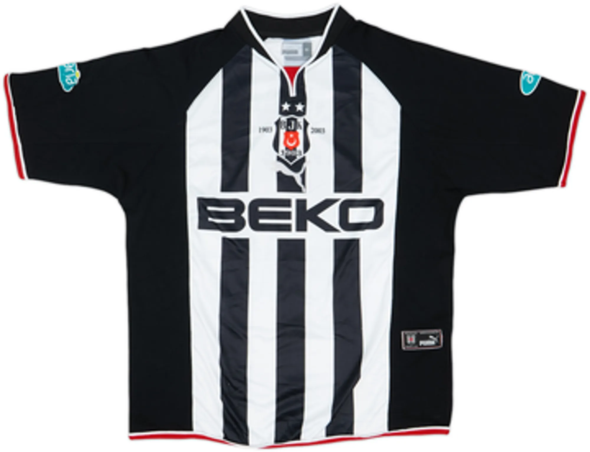 2002-03 Besiktas Away Shirt Nouma #21 - 8/10 - (M)