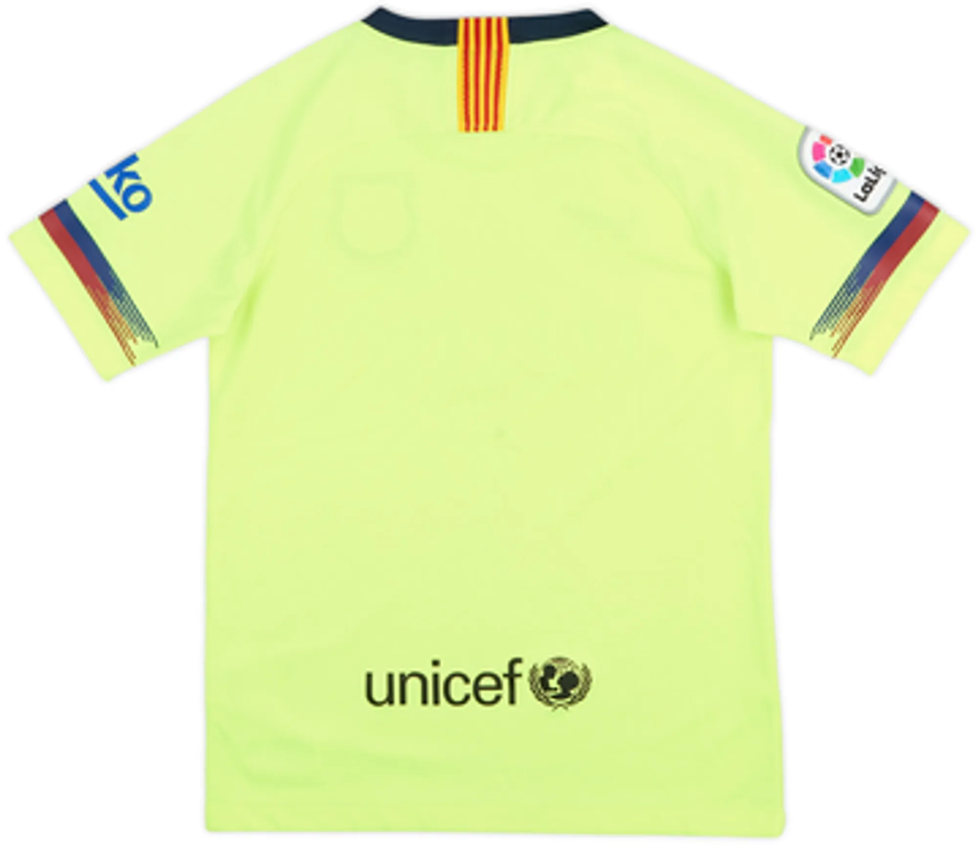 2018-19 Barcelona Away Shirt - 4/10 - (M.Boys)