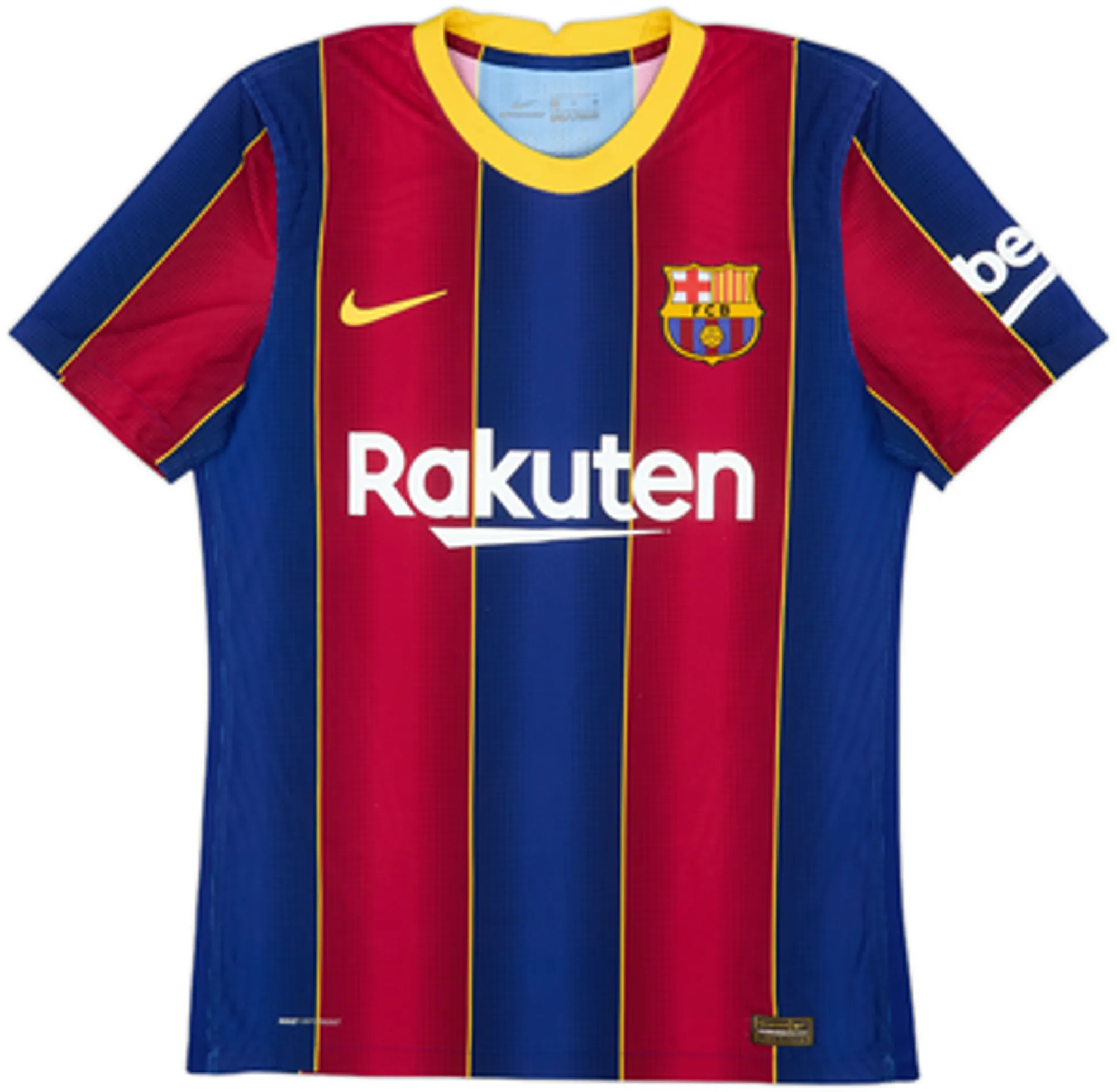 2020-21 Barcelona Authentic Home Shirt Messi #10 - 5/10 - (S)