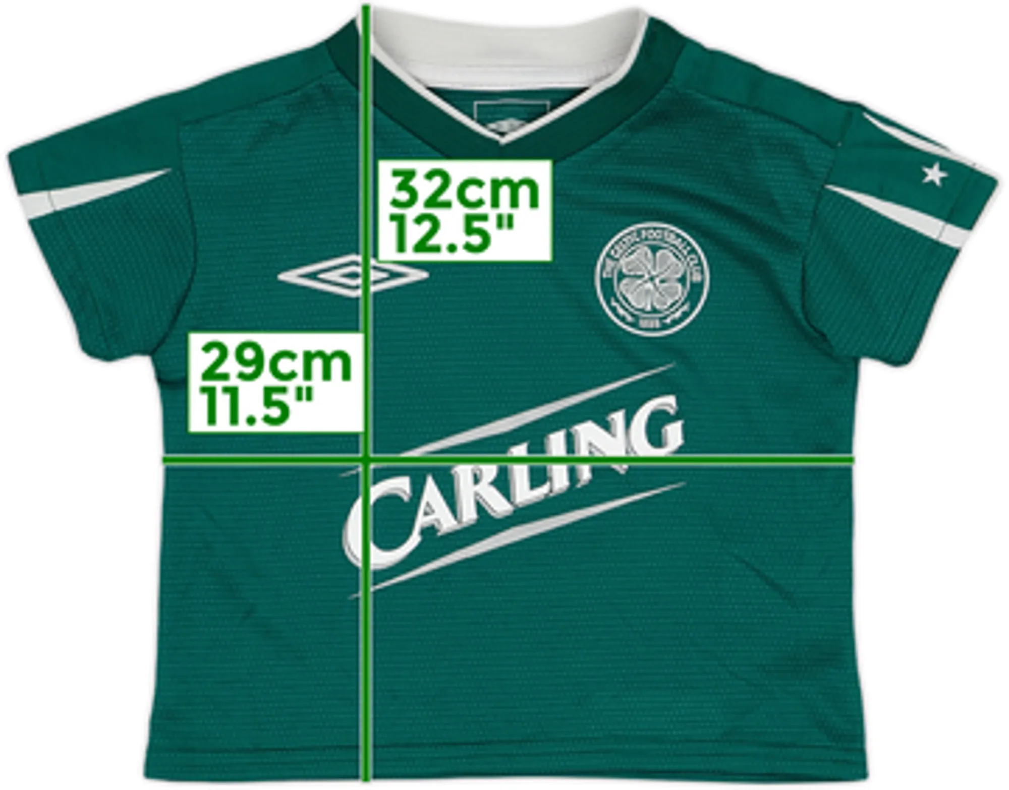 2004-05 Celtic Away Shirt - 8/10 - (9-12 Months)