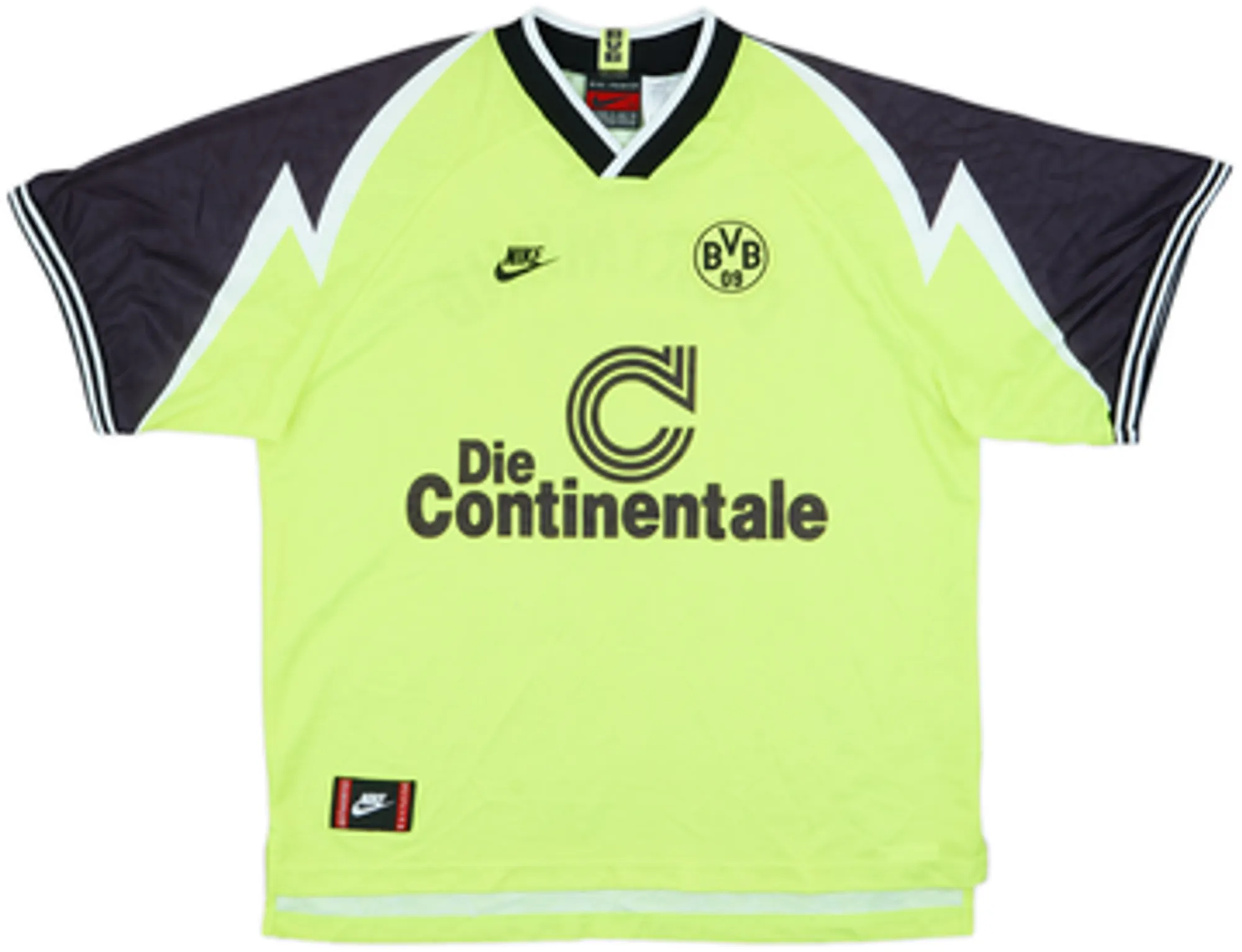1995-96 Borussia Dortmund Home Shirt Cesar #5 - 8/10 - (XXL)