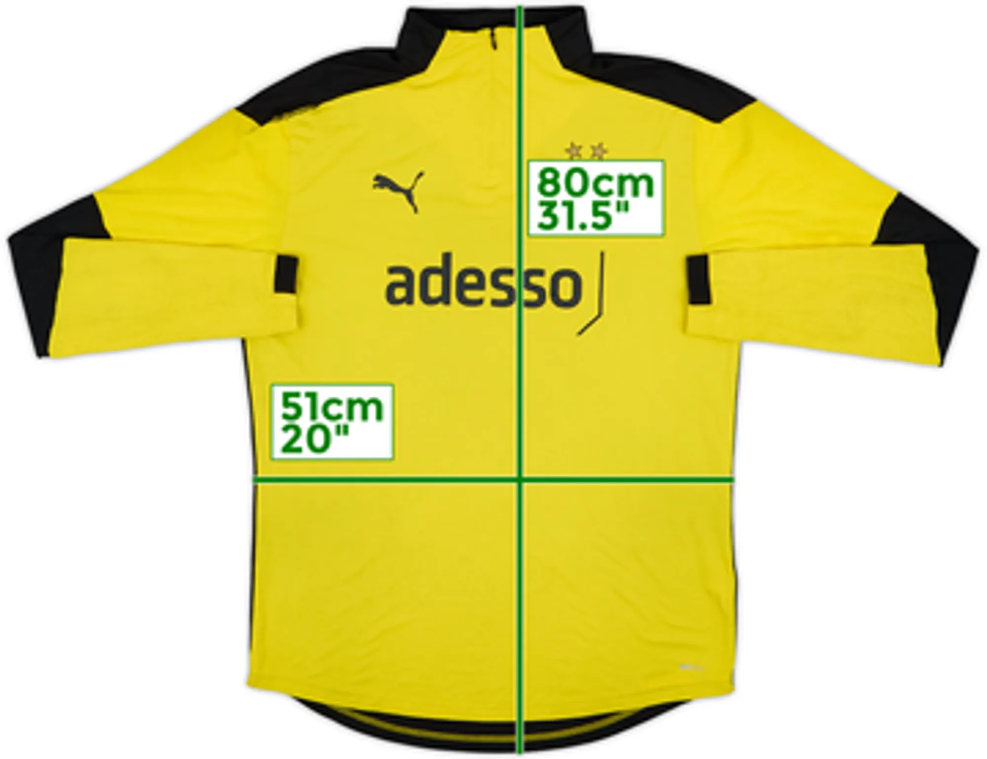 2020-21 Borussia Dortmund Puma 1/4 Zip Drill Top - 4/10 - (L)