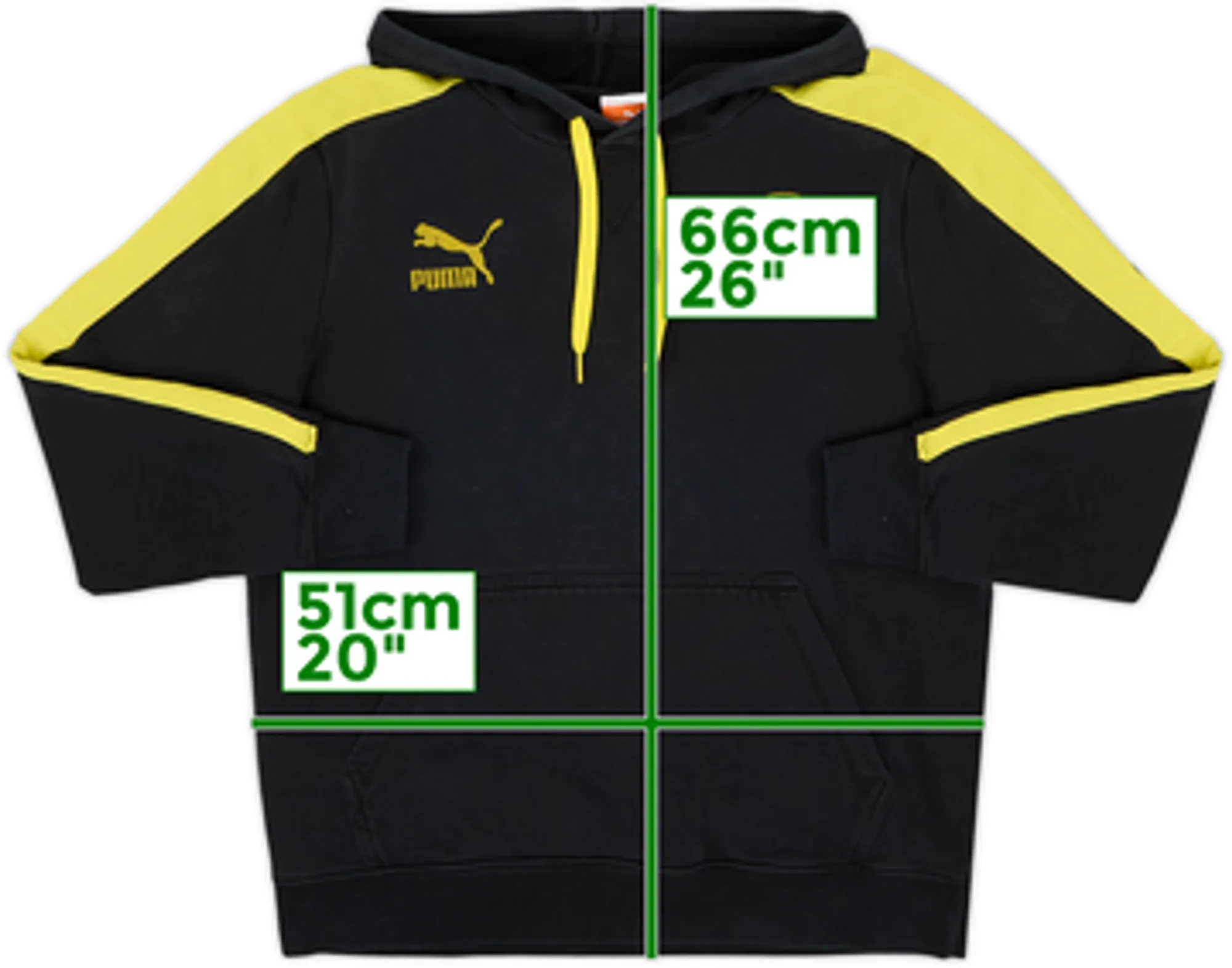 2016-17 Borussia Dortmund Puma Hoodie - 5/10 - (M)
