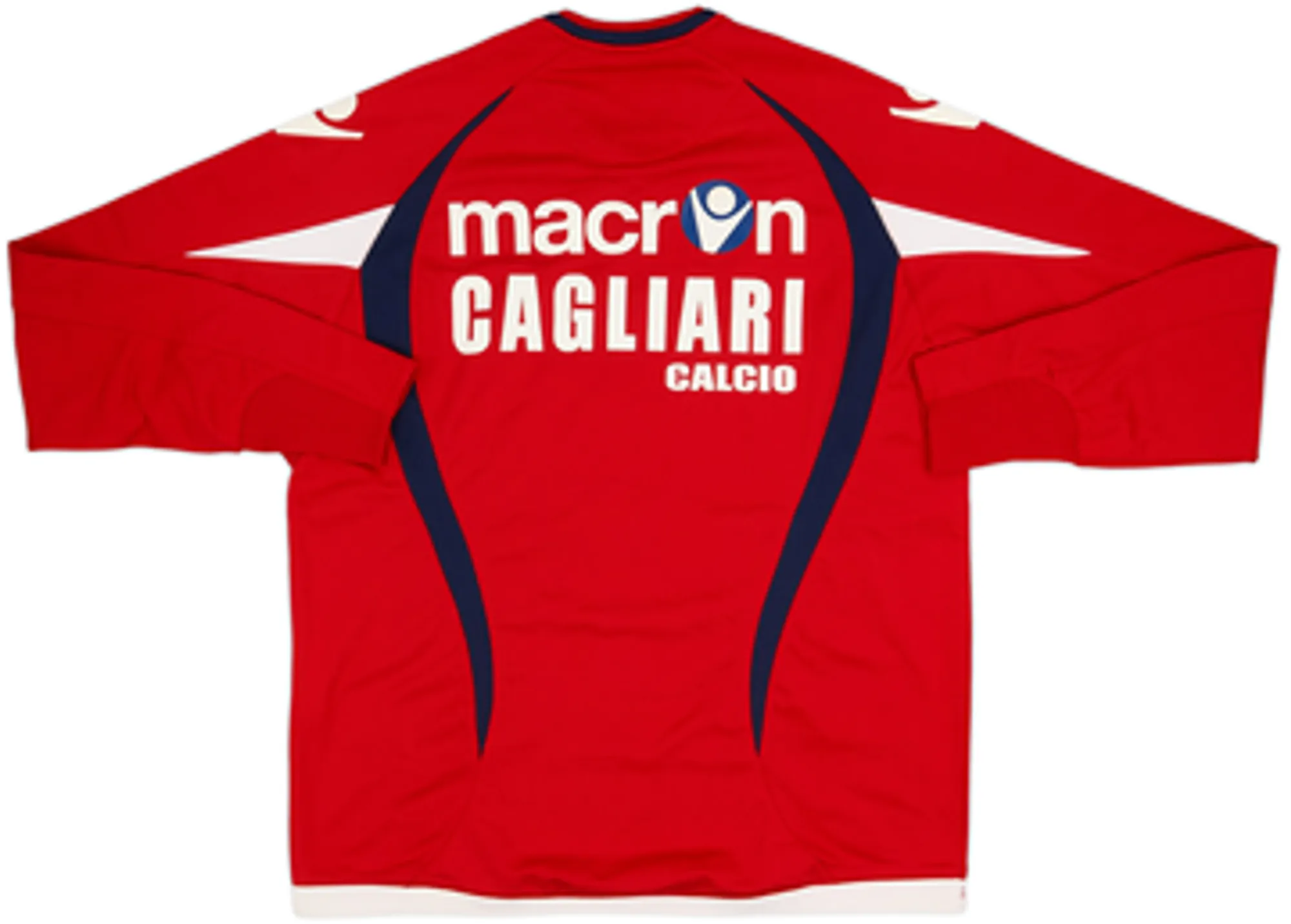 2010-11 Cagliari Macron Sweat Top - 8/10 - (M)