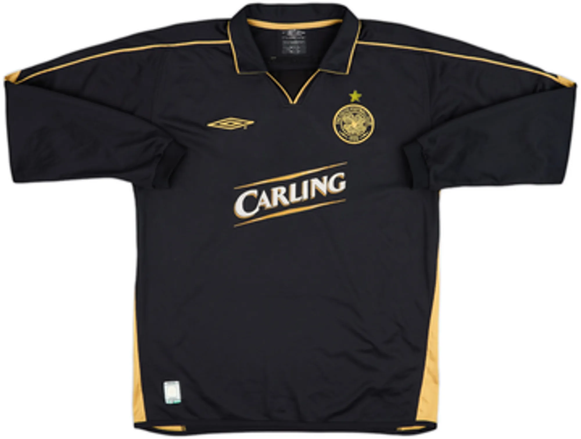 2003-04 Celtic Away L/S Shirt Larsson #7 - 7/10 - (L)