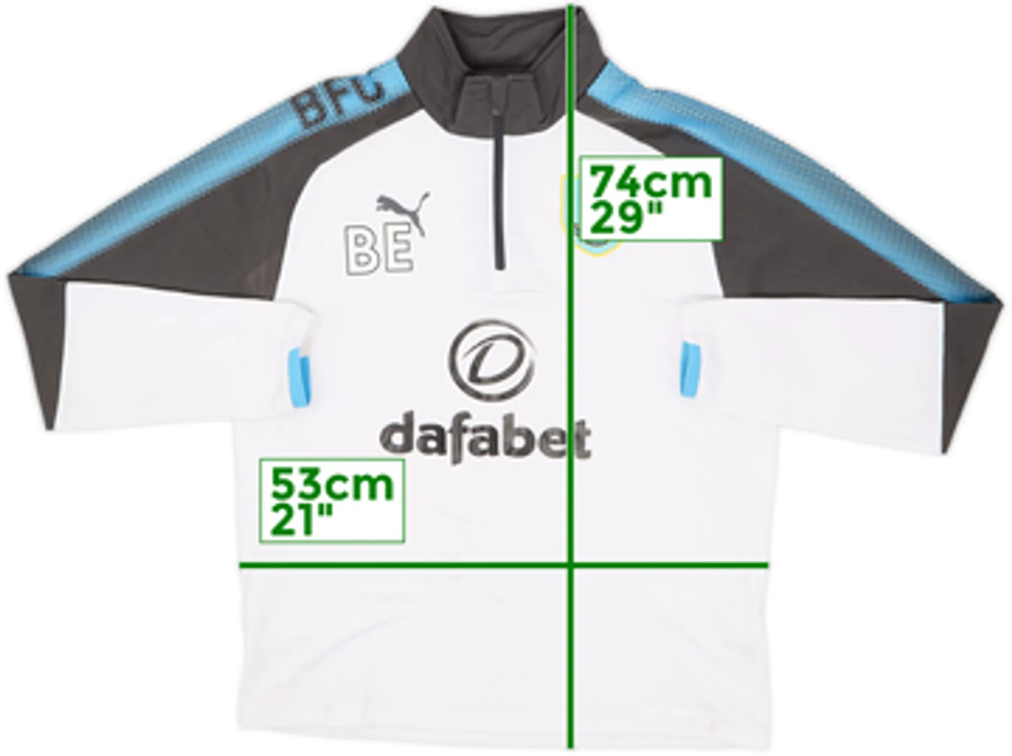 2016-17 Burnley Staff Issue Puma Track Jacket BE - 5/10 - (L)