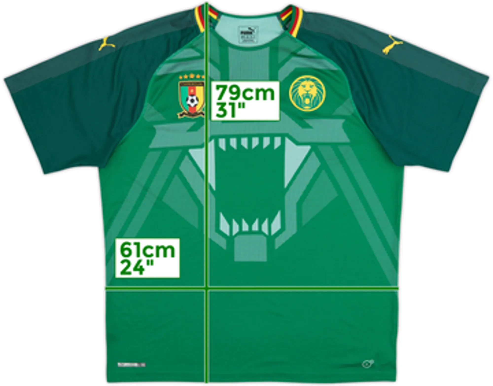 2018-19 Cameroon Home Shirt - 5/10 - (XXL)