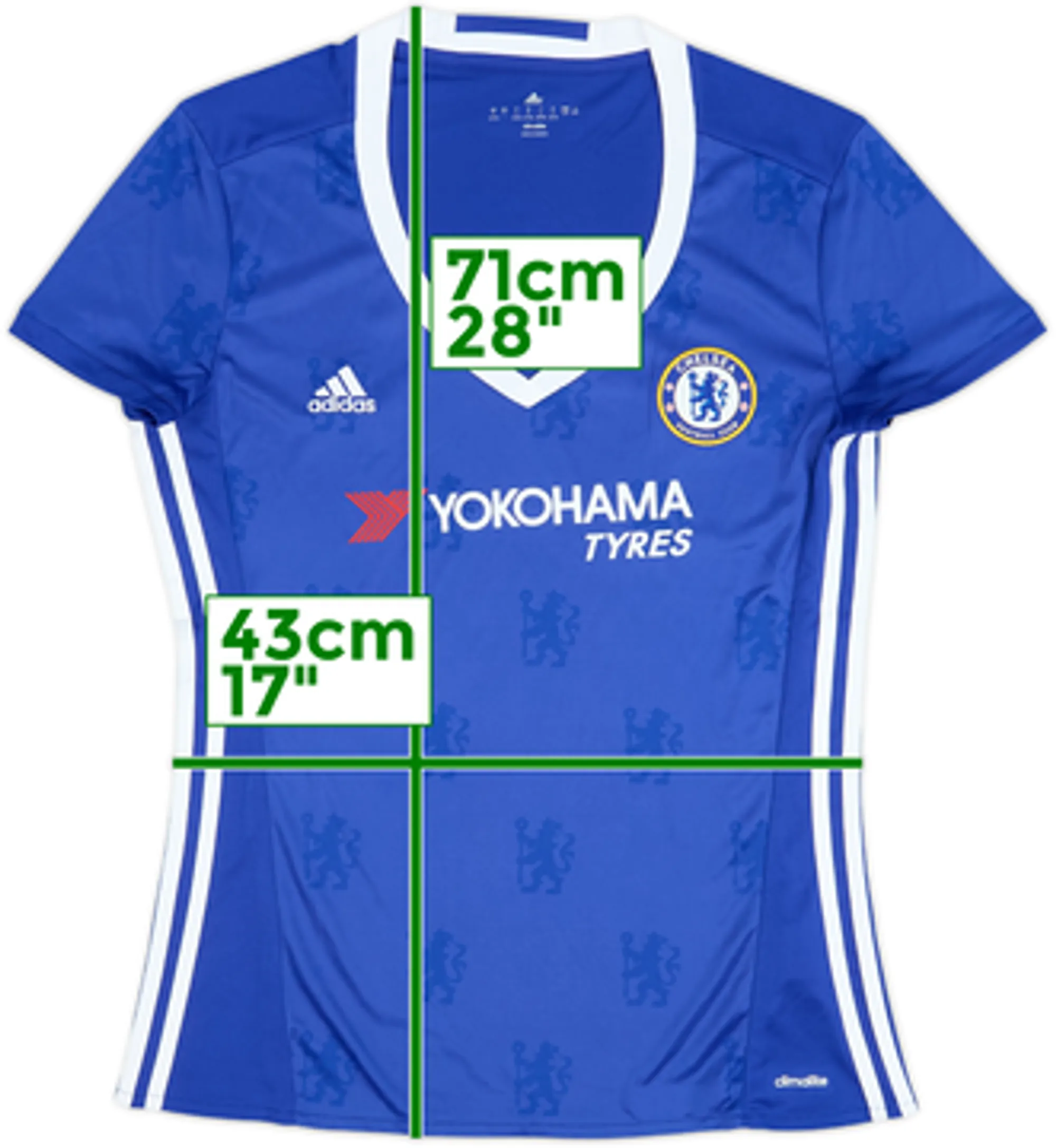 2016-17 Chelsea Home Shirt - 10/10 - (Women's L)