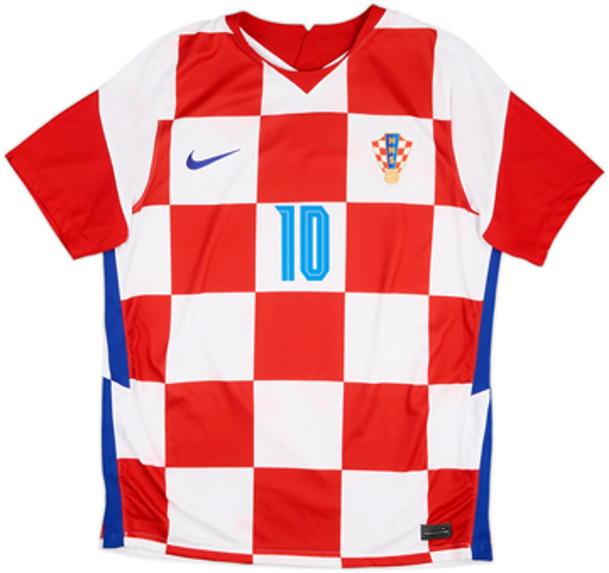 2020-21 Croatia Home Shirt Modric #10 - 5/10 - (L)