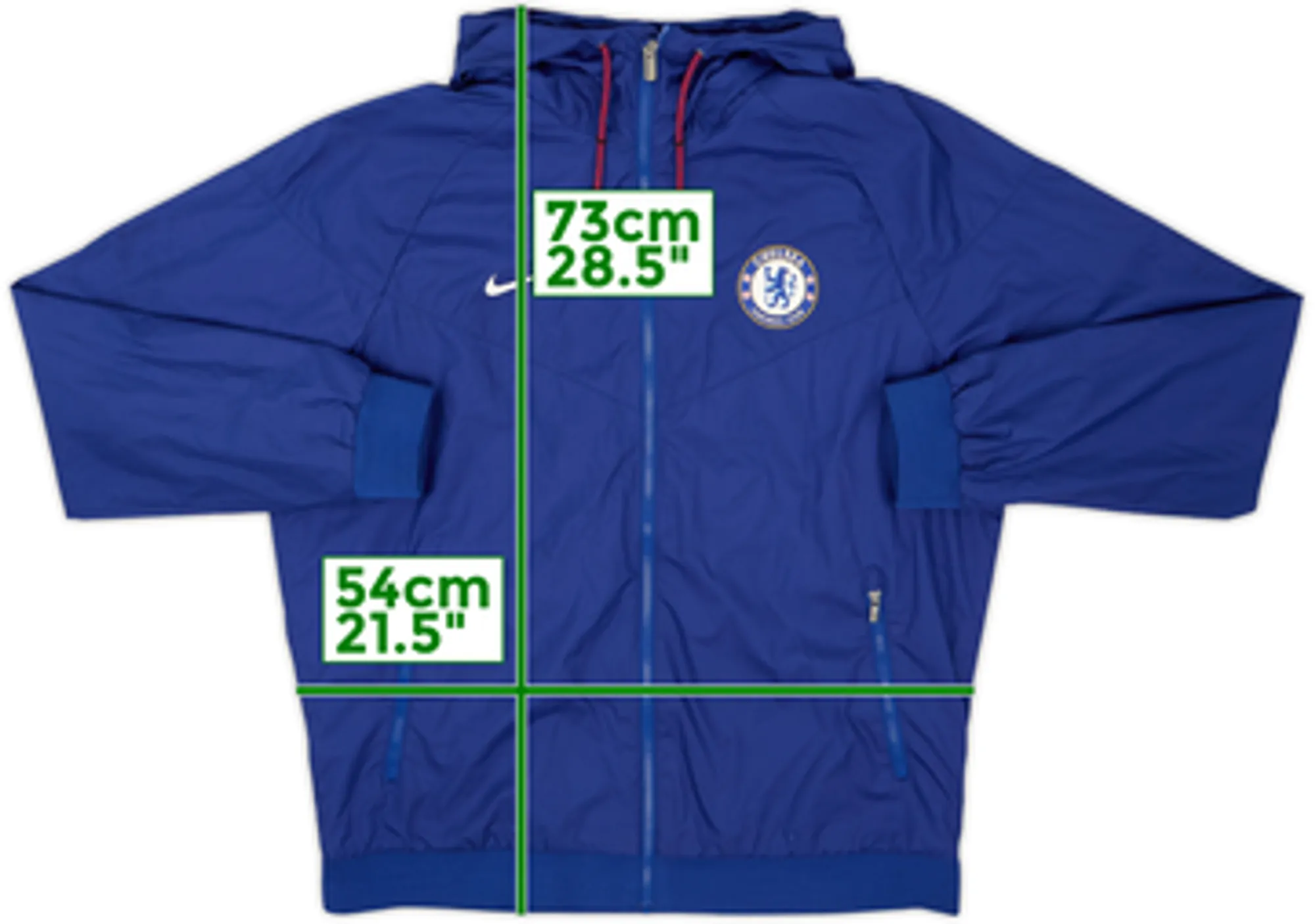 2019-20 Chelsea adidas Hooded Track Jacket - 8/10 - (L)