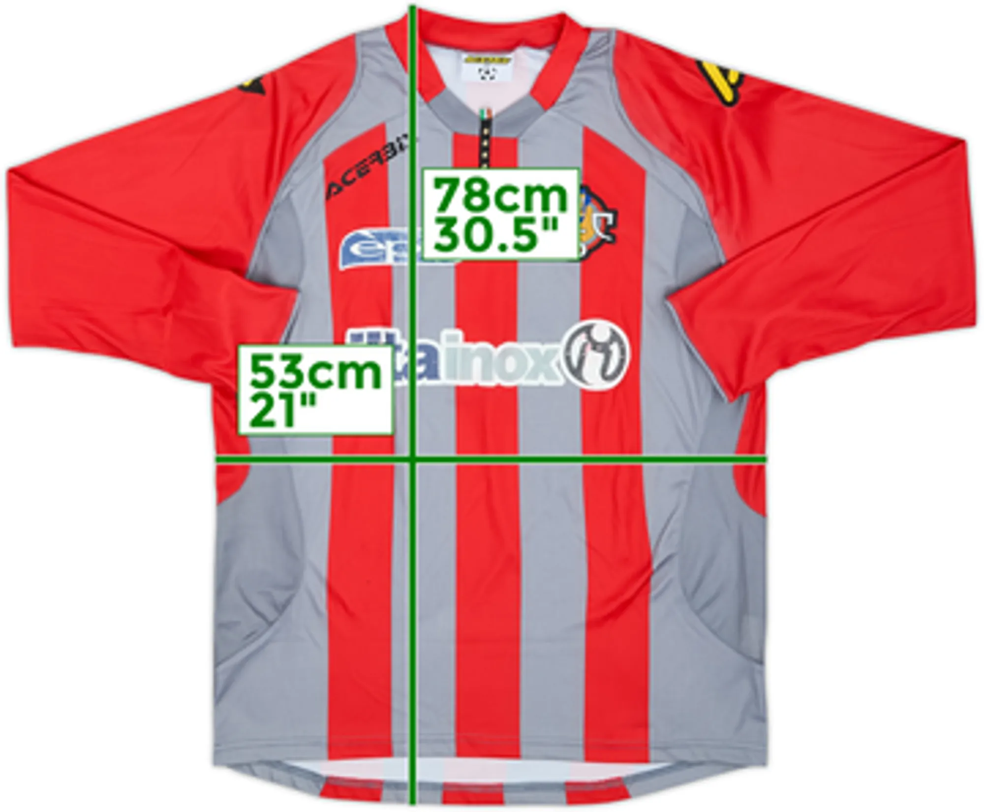 2010-11 US Cremonese Home L/S Shirt - 5/10 - (M)