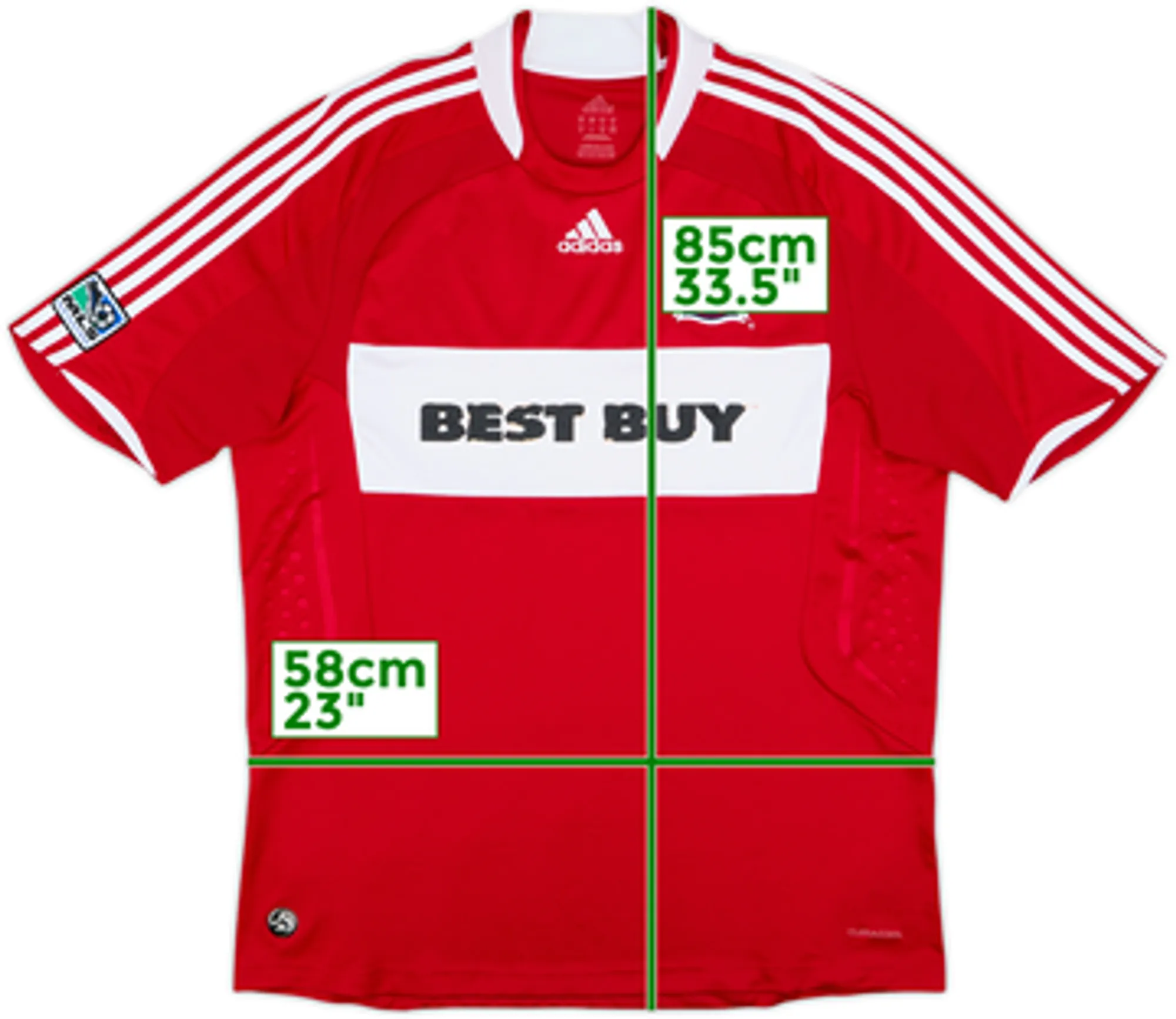 2008-09 Chicago Fire Home Shirt - 7/10 - (XL)