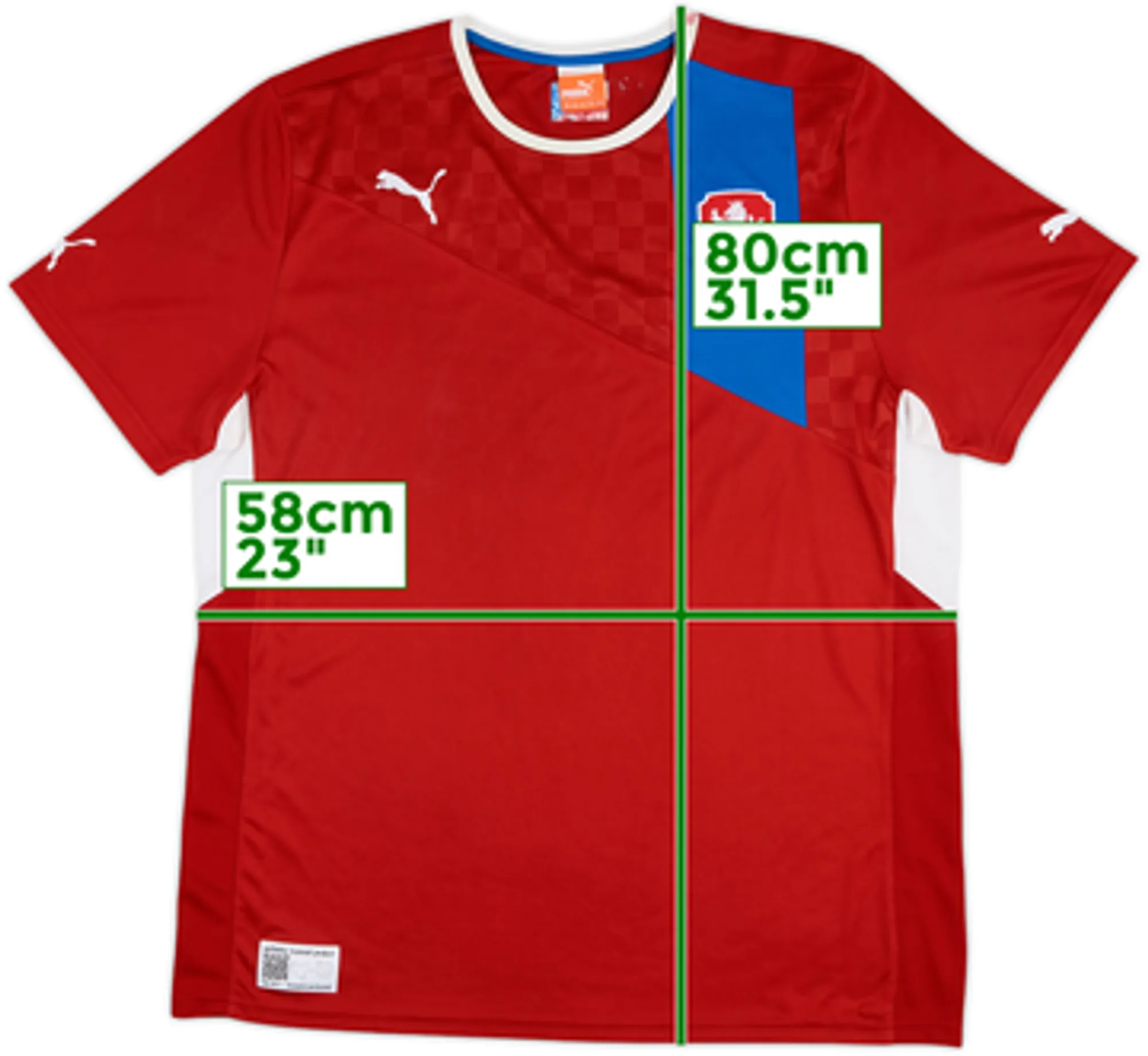 2012-13 Czech Republic Home Shirt - 5/10 - (XXL)