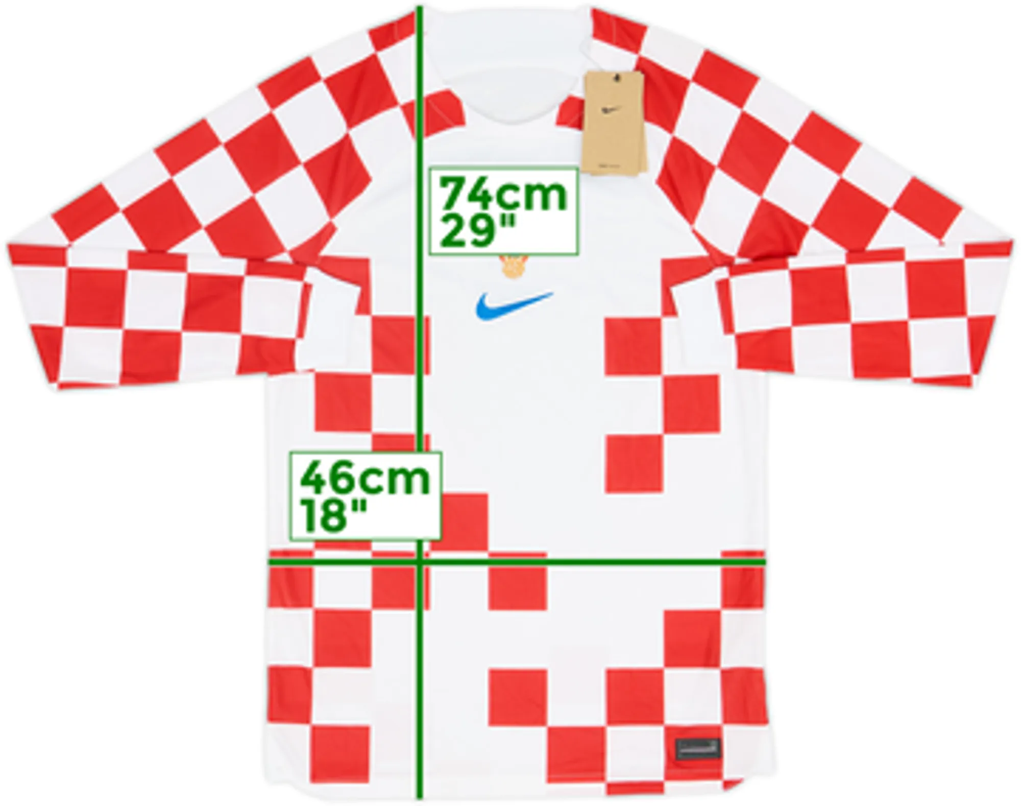 2022-23 Croatia Home L/S Shirt (S)