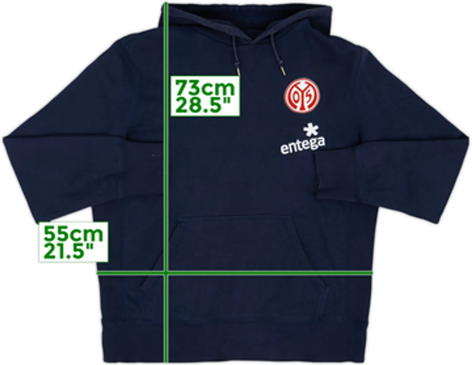 2012-13 Eintracht Frankfurt Nike Hooded Sweat Top - 6/10 - (L)