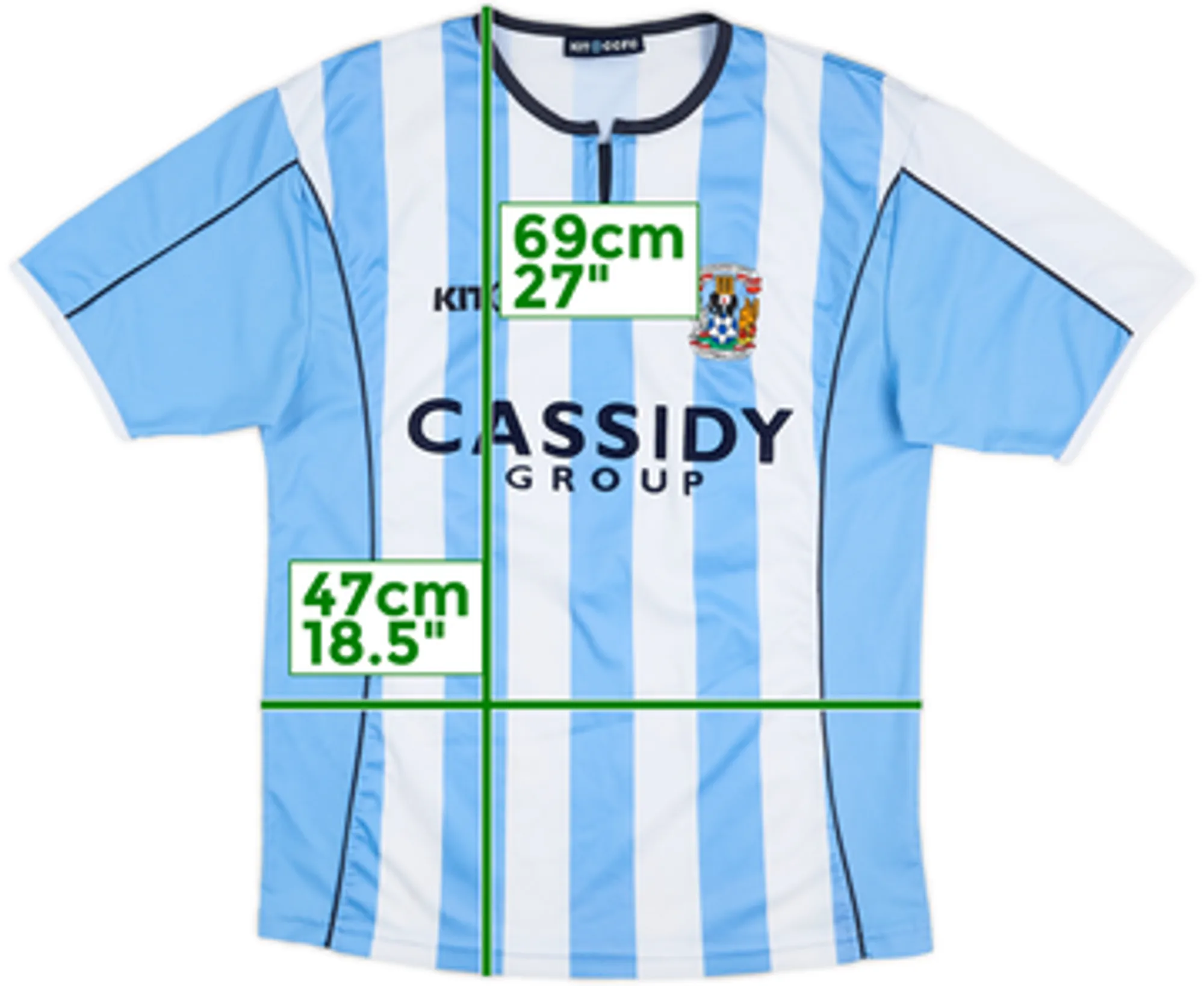 2005-06 Coventry Home Shirt - 8/10 - (L)