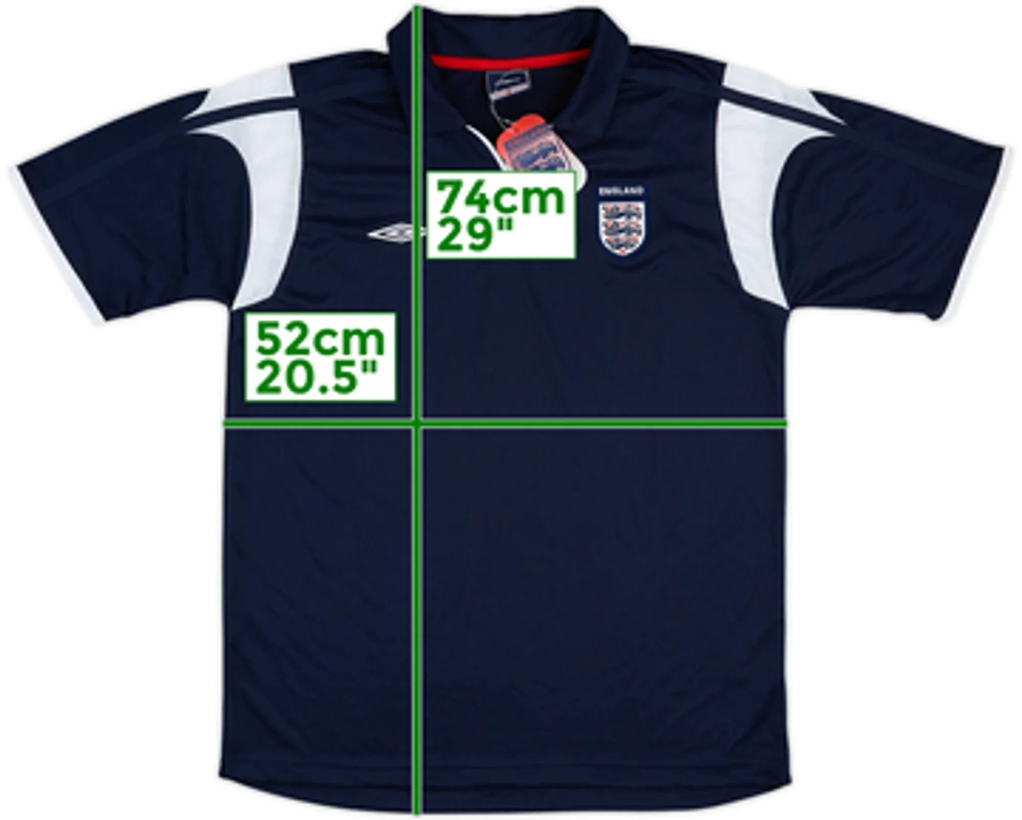 2005-06 England Umbro 1/4 Zip Training Shirt (M)