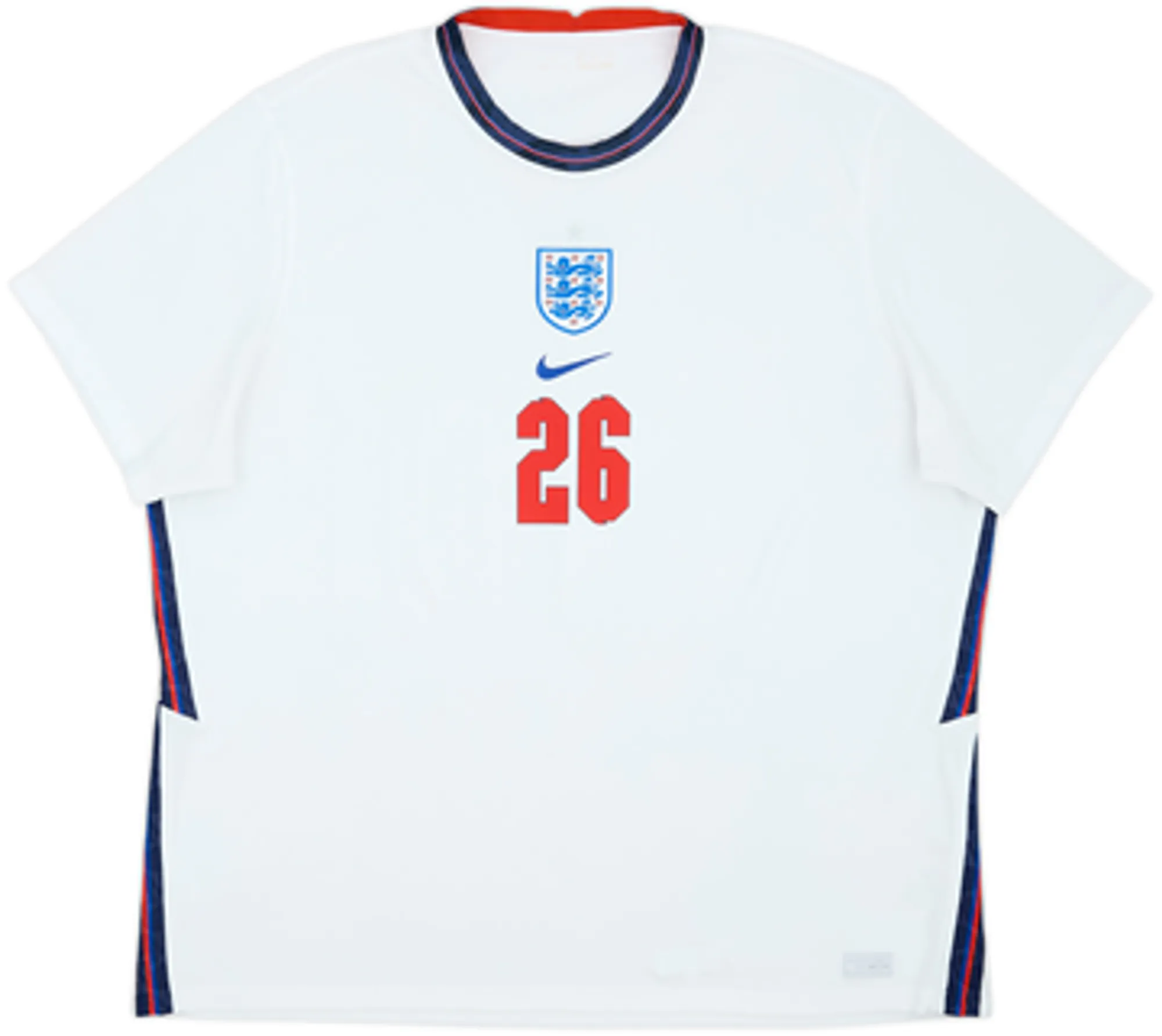 2020-22 England Home Shirt Bellingham #26 - 7/10 - (3XL)