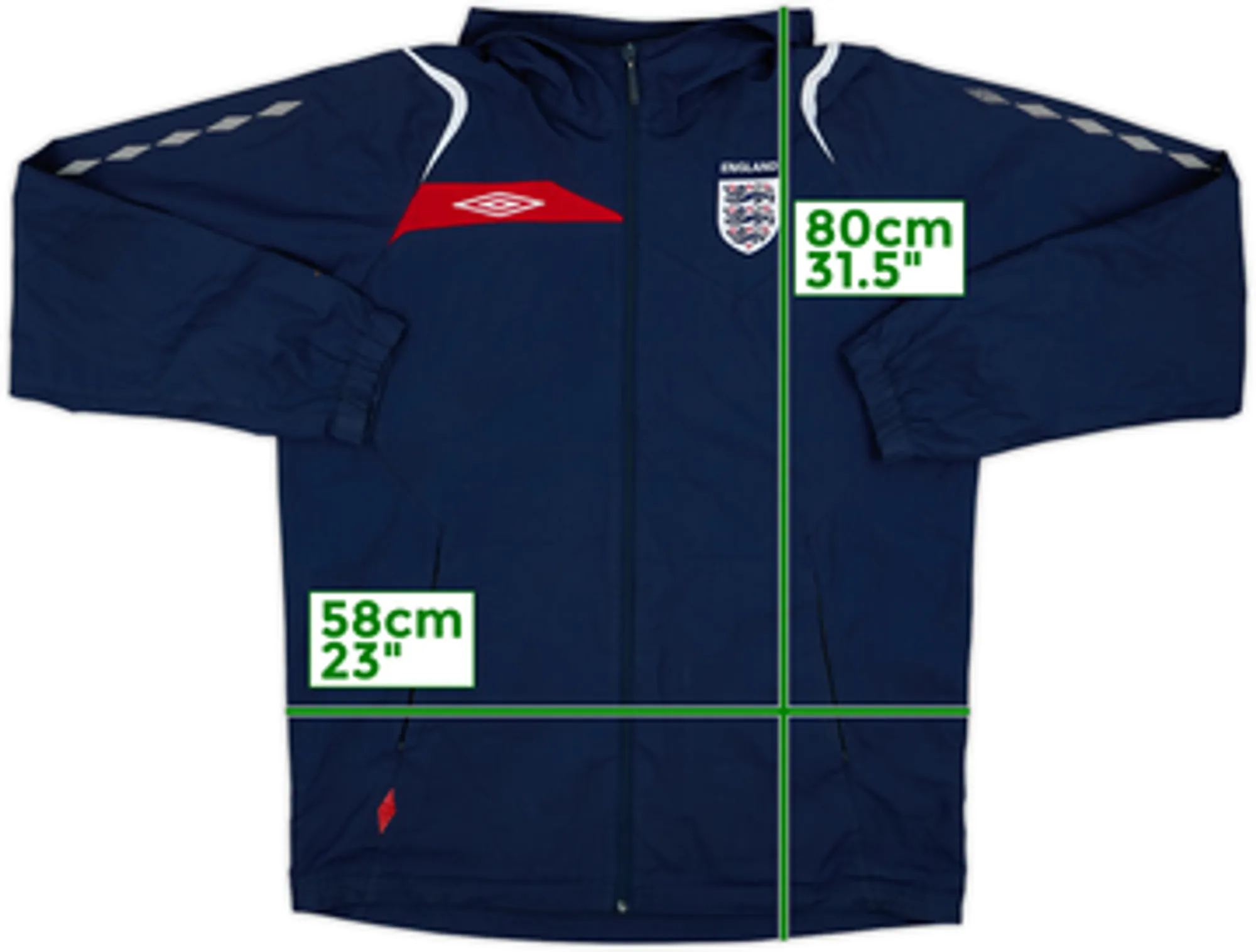 2007-09 England Umbro Rain Jacket - 6/10 - (XL)