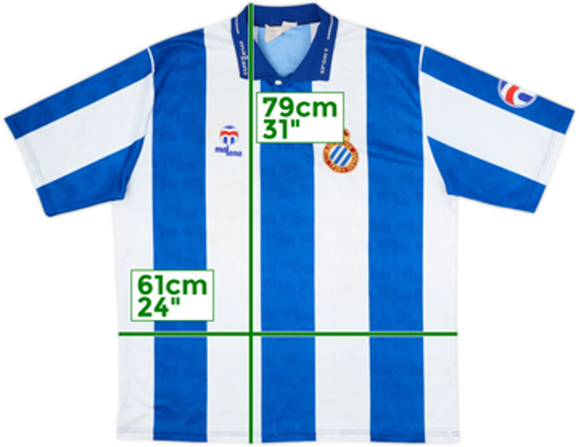 1993-94 Espanyol Home Shirt - 8/10 - (XL)
