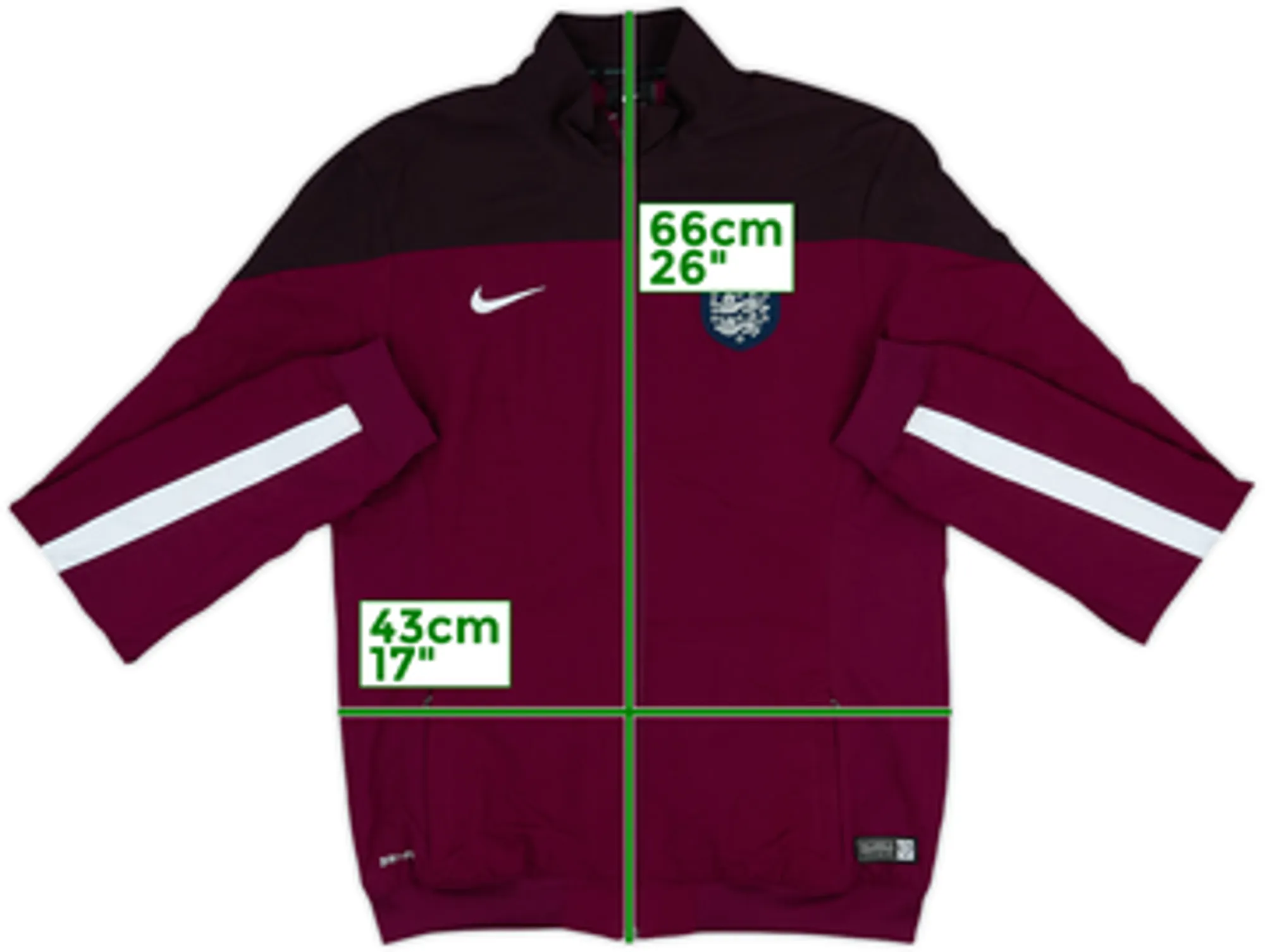 2014-15 England Nike Track Jacket - 8/10 - (Women's S)