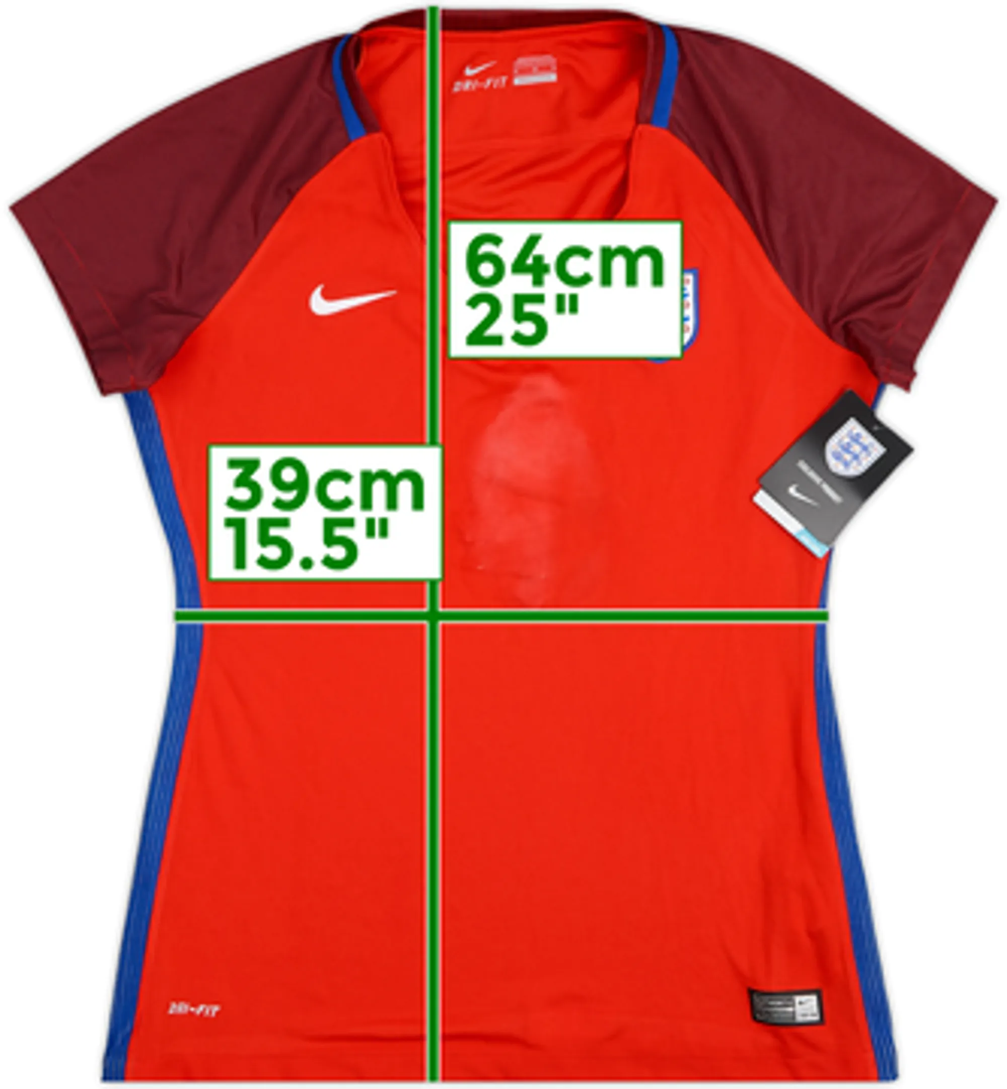 2016-17 England Away Shirt (Women's M)