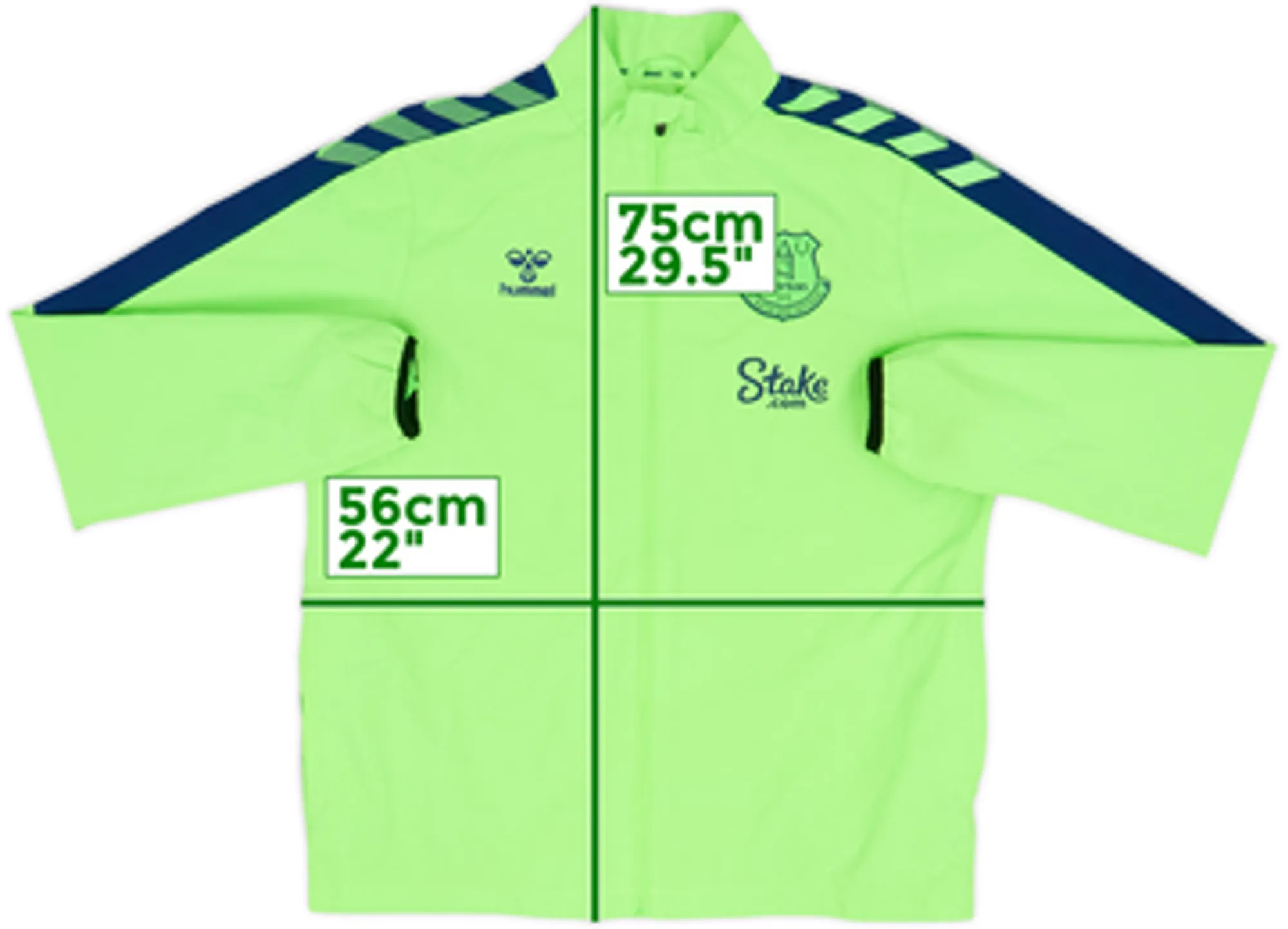 2022-23 Everton Hummel Track Jacket - 7/10 - (M)