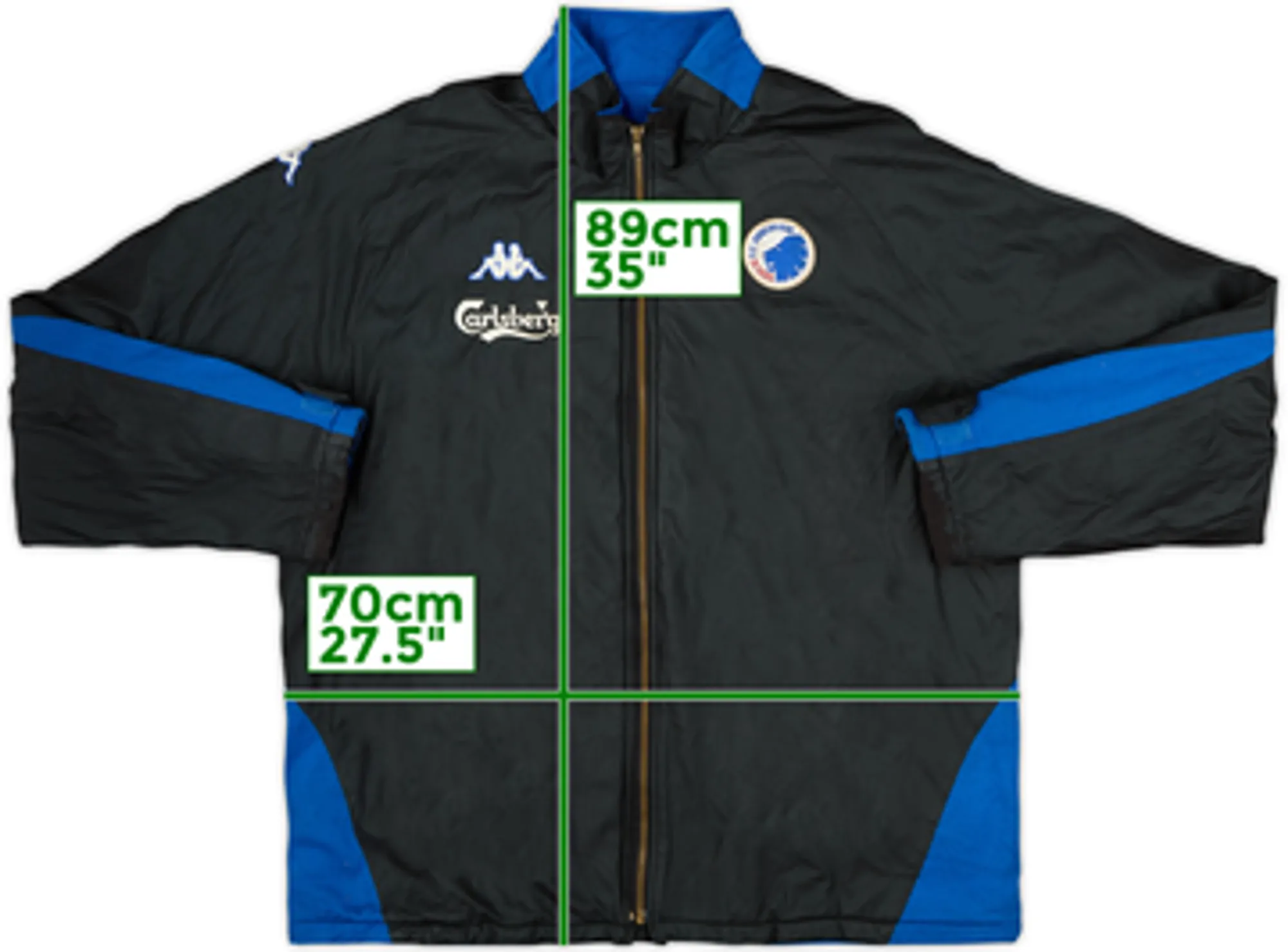 2005-06 FC Copenhagen Kappa Padded Bench Coat - 6/10 - (XXL)