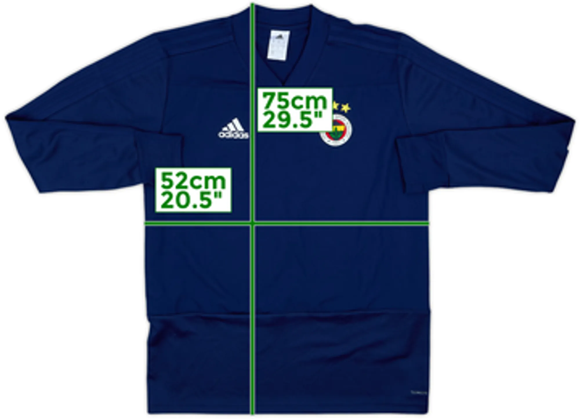 2017-18 Fenerbahce adidas Drill Top - 8/10 - (M)