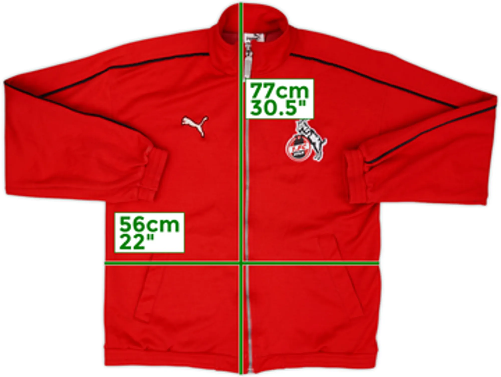 1998-99 FC Koln Puma Track Jacket - 8/10 - (M)